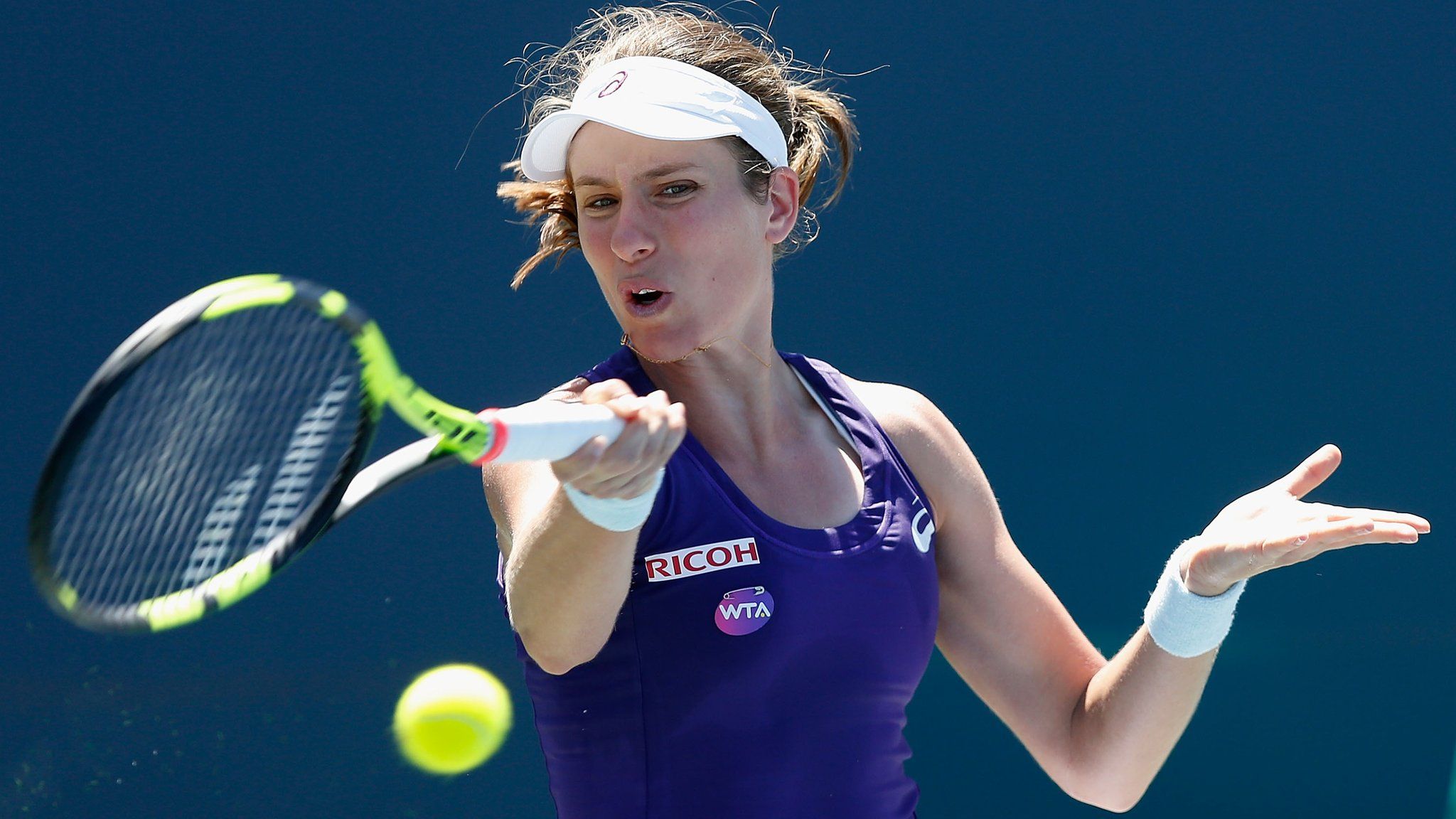 Johanna Konta beats Dominika Cibulkova to reach final in Stanford - BBC ...