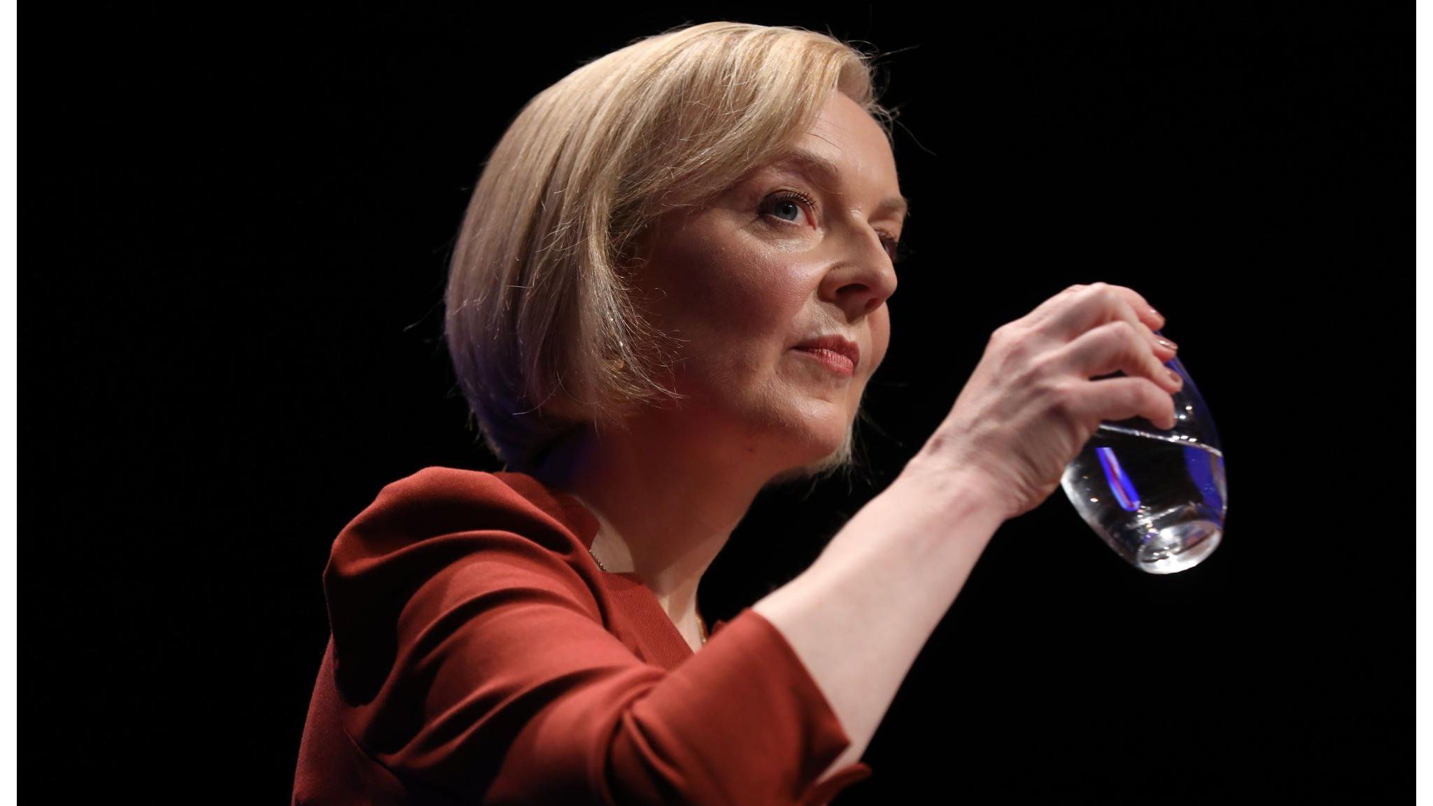 PM Liz Truss during the Tory party conference