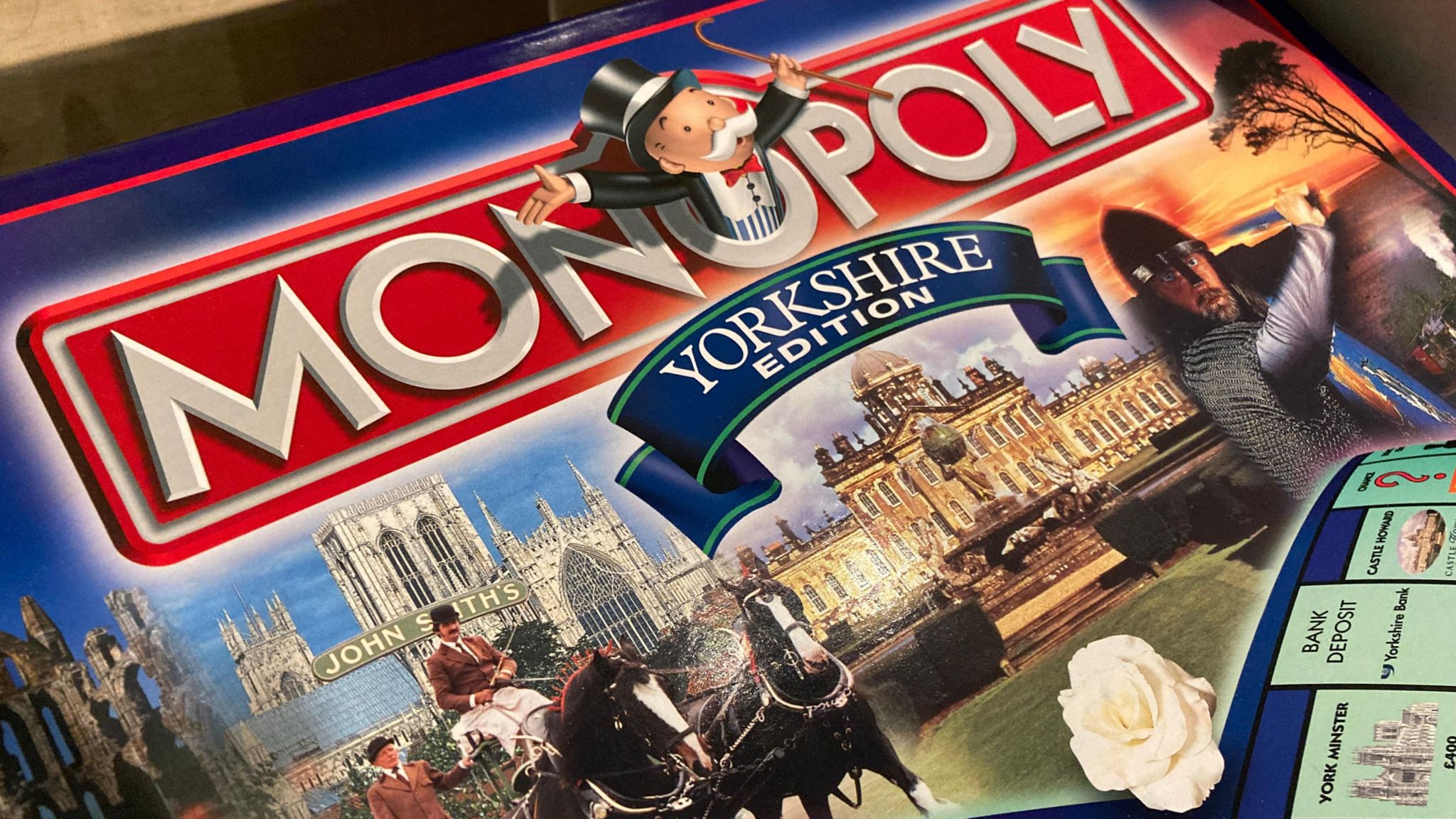 Monopoly game on display at Leeds City Museum