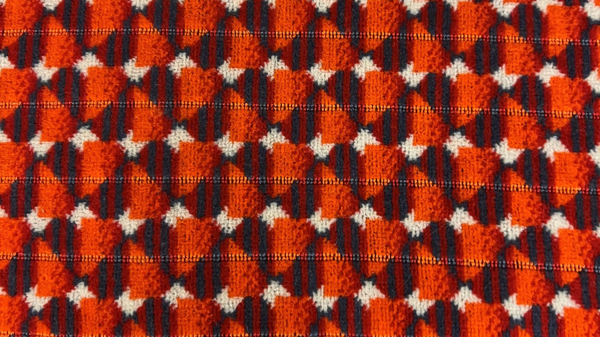 Orange and red geometric pattern