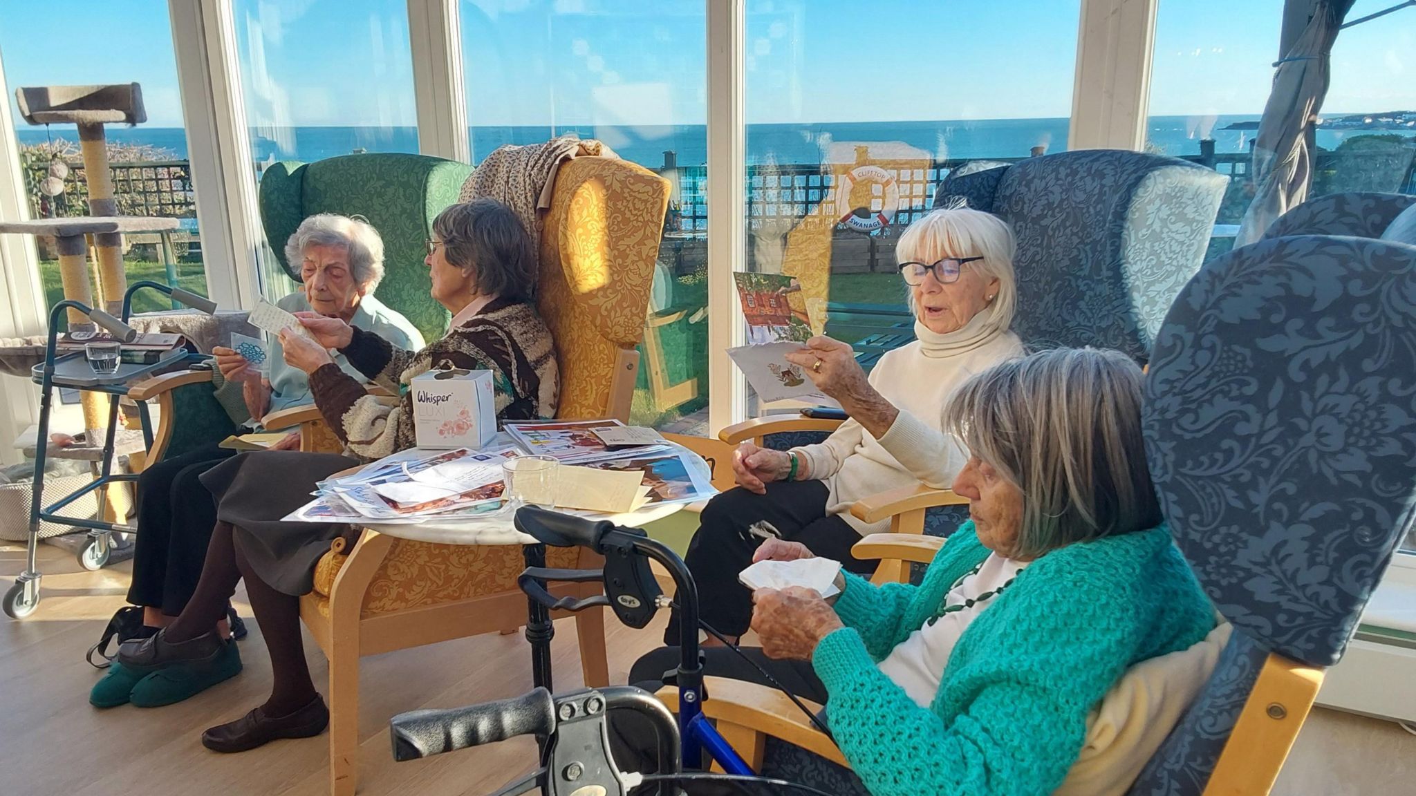 Residents from Swanage care home