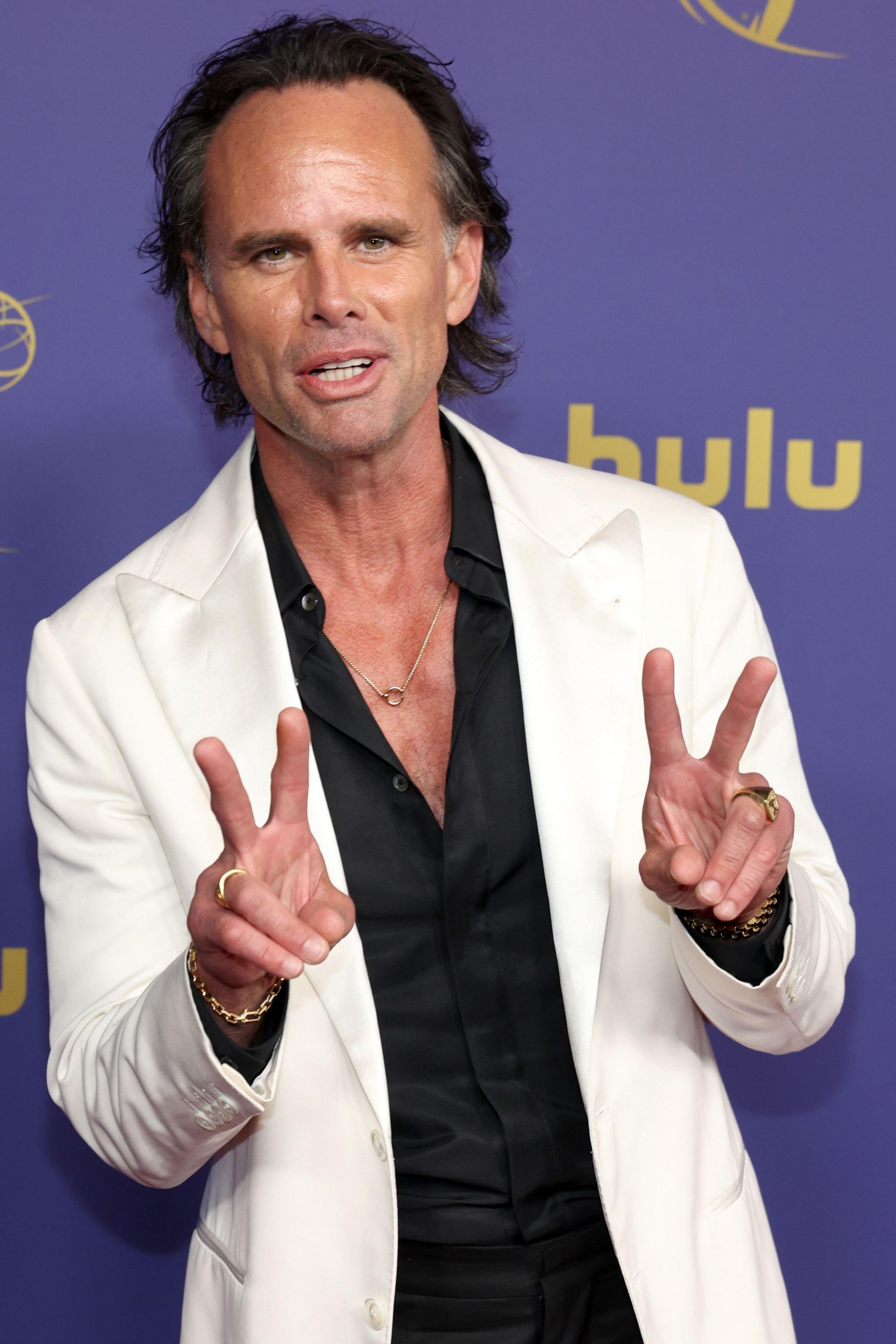 Walton Goggins attends the 76th Primetime Emmy Awards at Peacock Theater on September 15, 2024 in Los Angeles, California