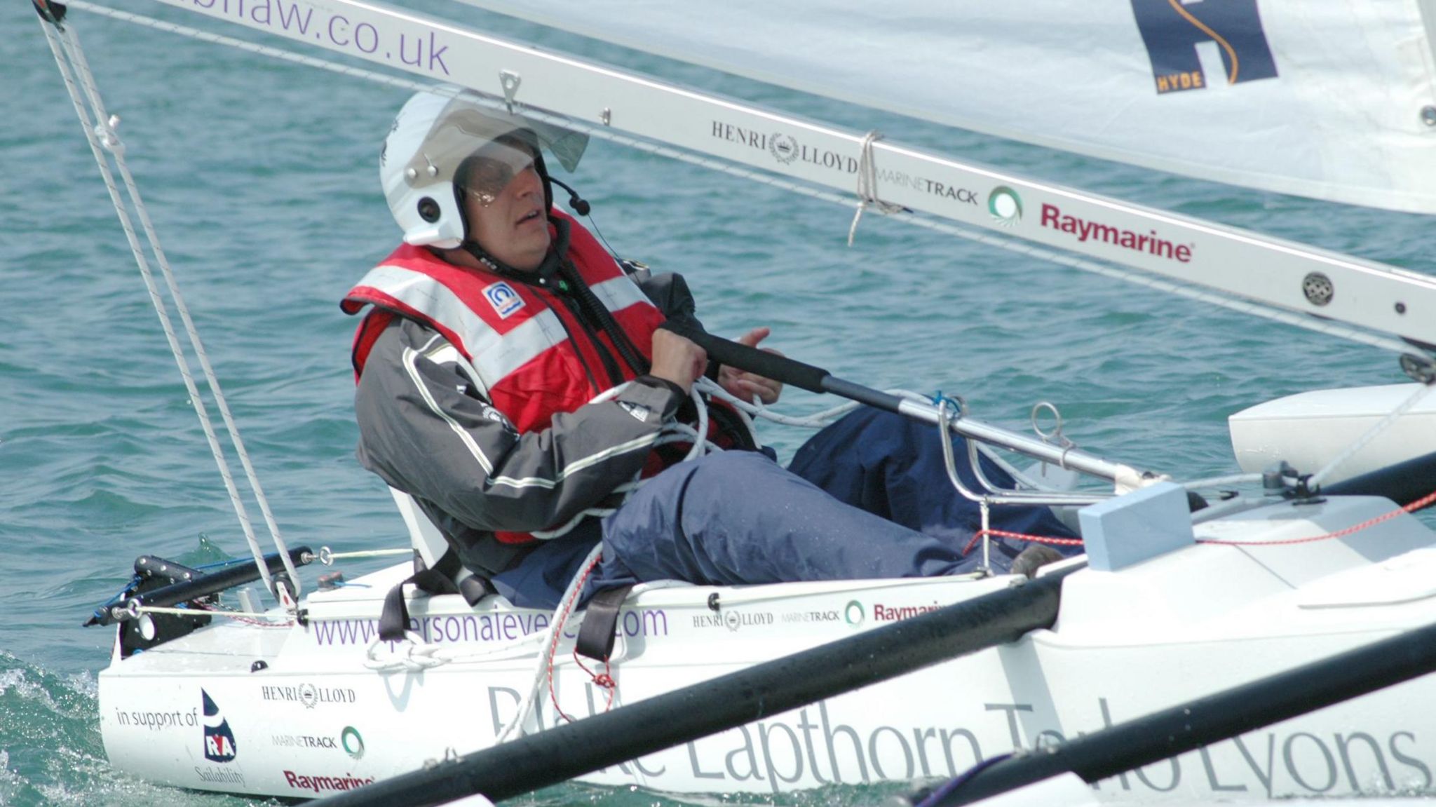 Geoff Holt - record-breaking quadriplegic sailor 