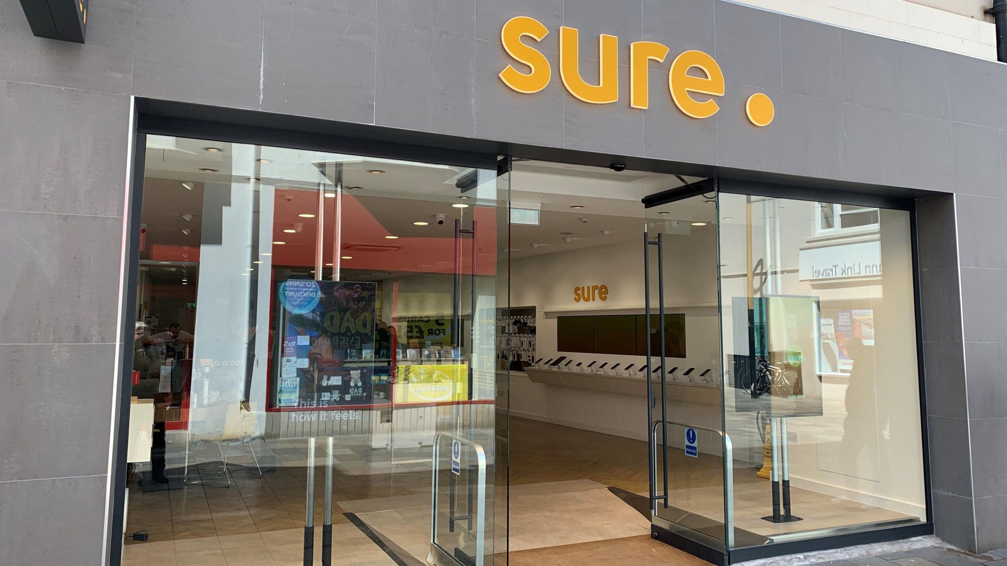 Sure Mobile's store in Douglas, Isle of Man