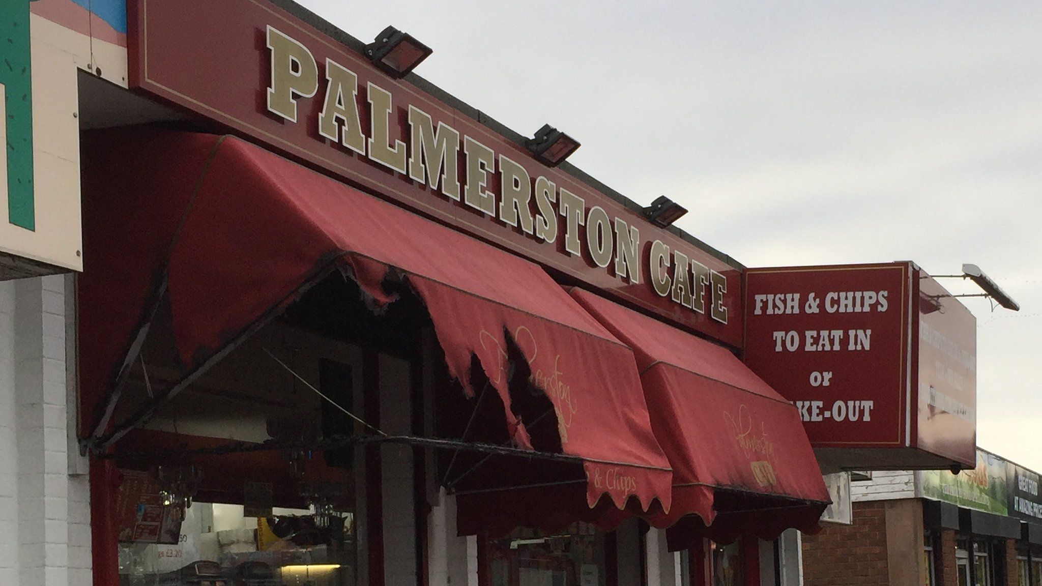 Palmerston Cafe sign