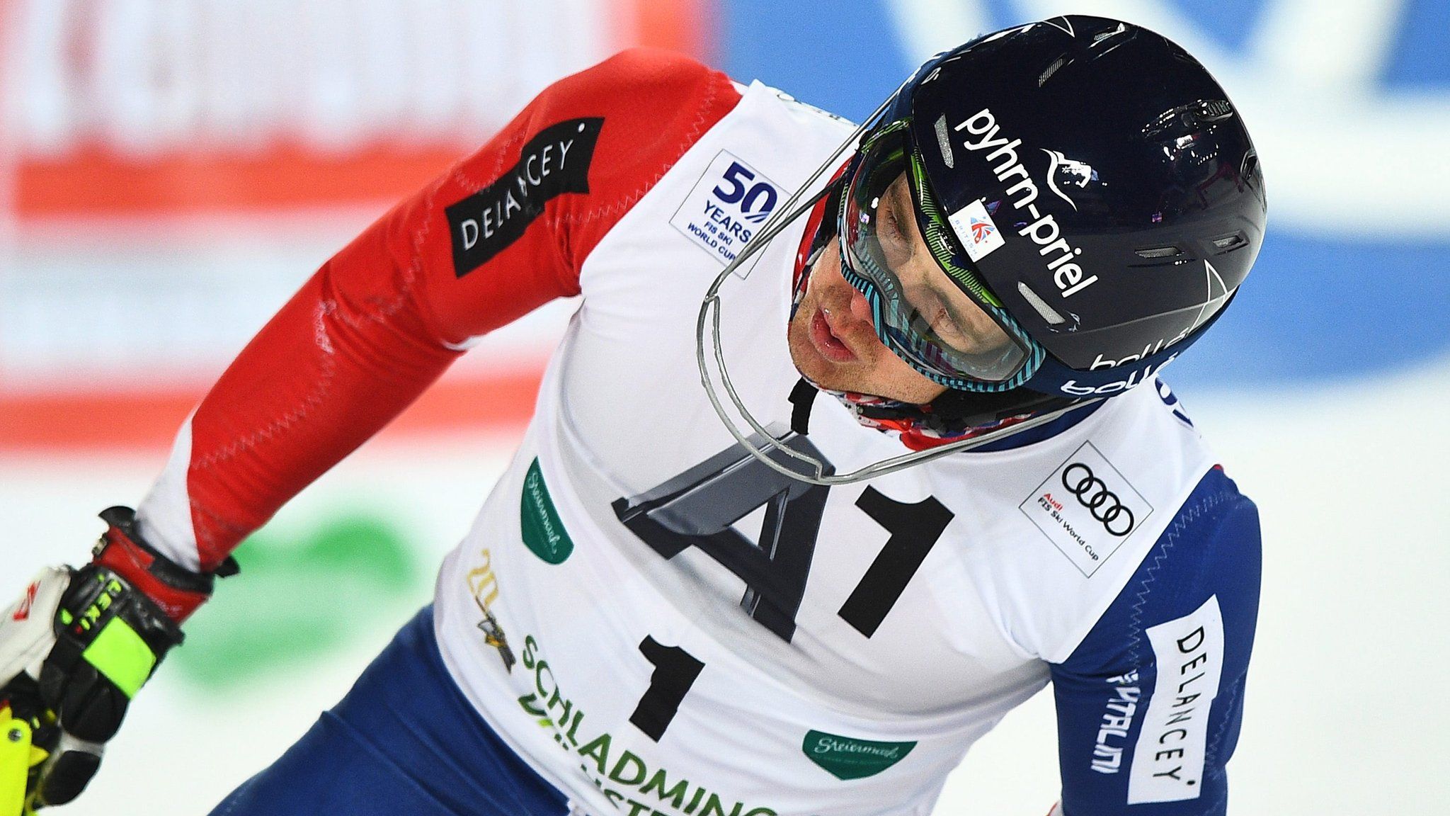 Alpine skiing: Britain's Dave Ryding crashes on brink of World Cup win ...