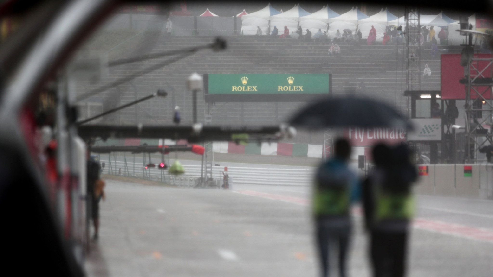 Japanese grand prix in the rain