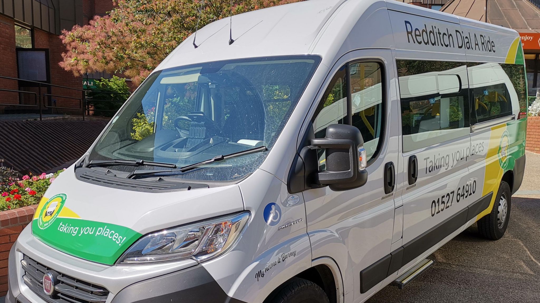 Dial a Ride minibus for Redditch