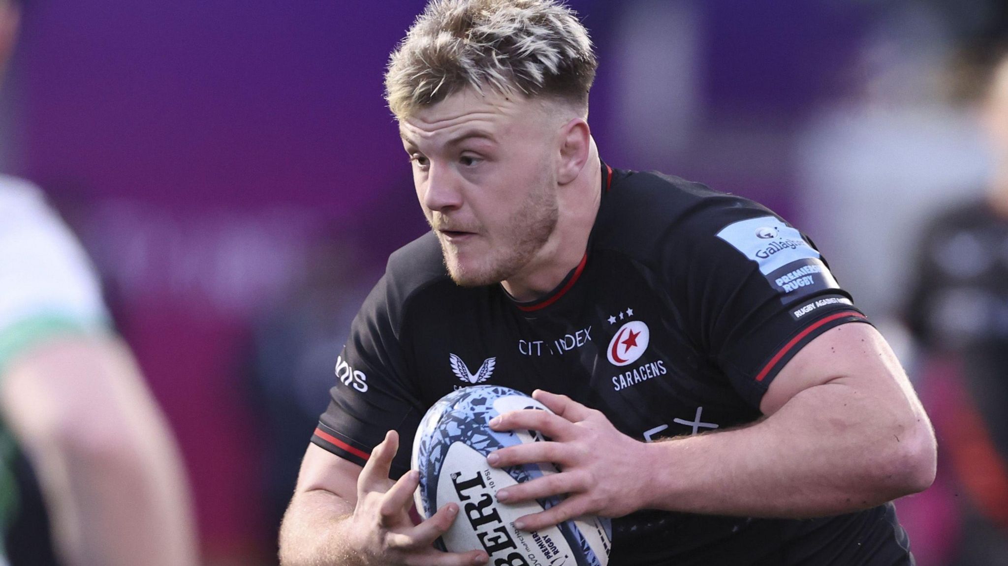 Toby Knight in action for Saracens