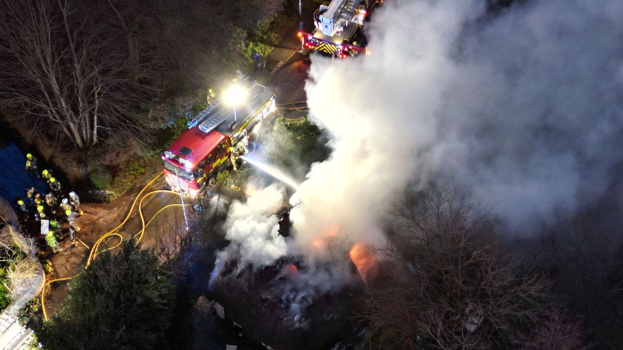 Fire in Pond Lane, Durrington