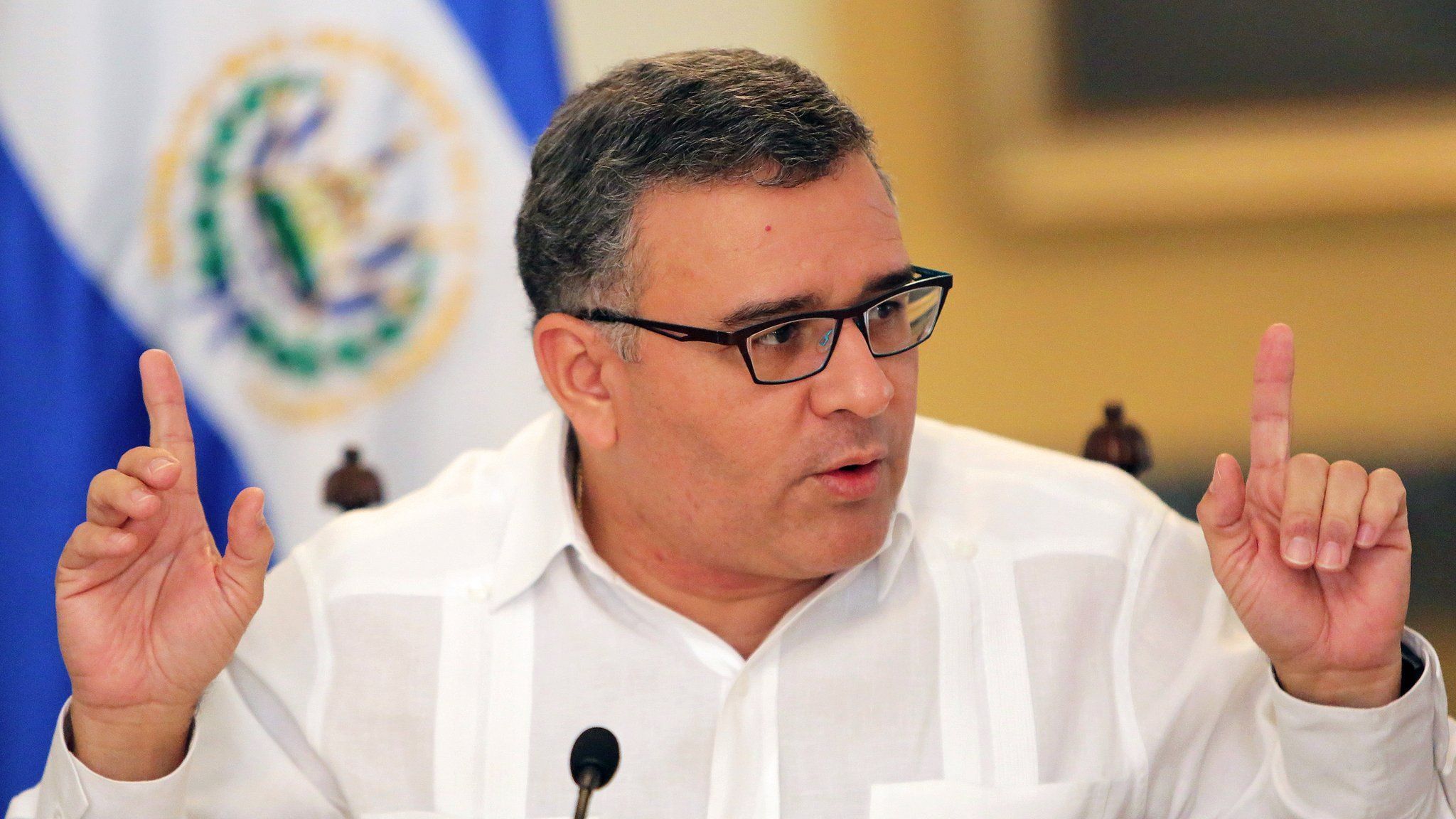 Former President of El Salvador Mauricio Funes, photographed while in office in February 2014.