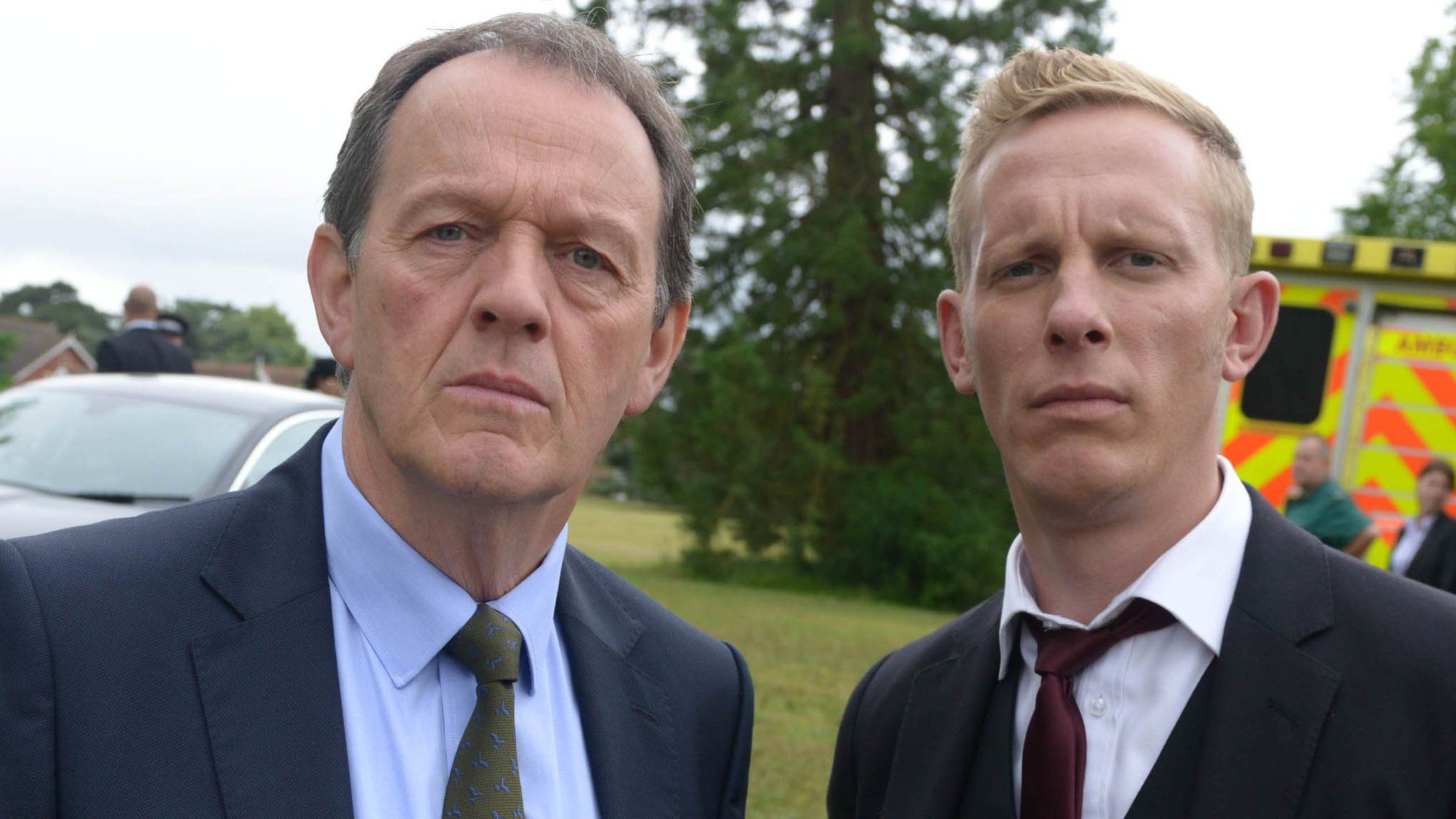 Kevin Whately and Laurence Fox in Lewis