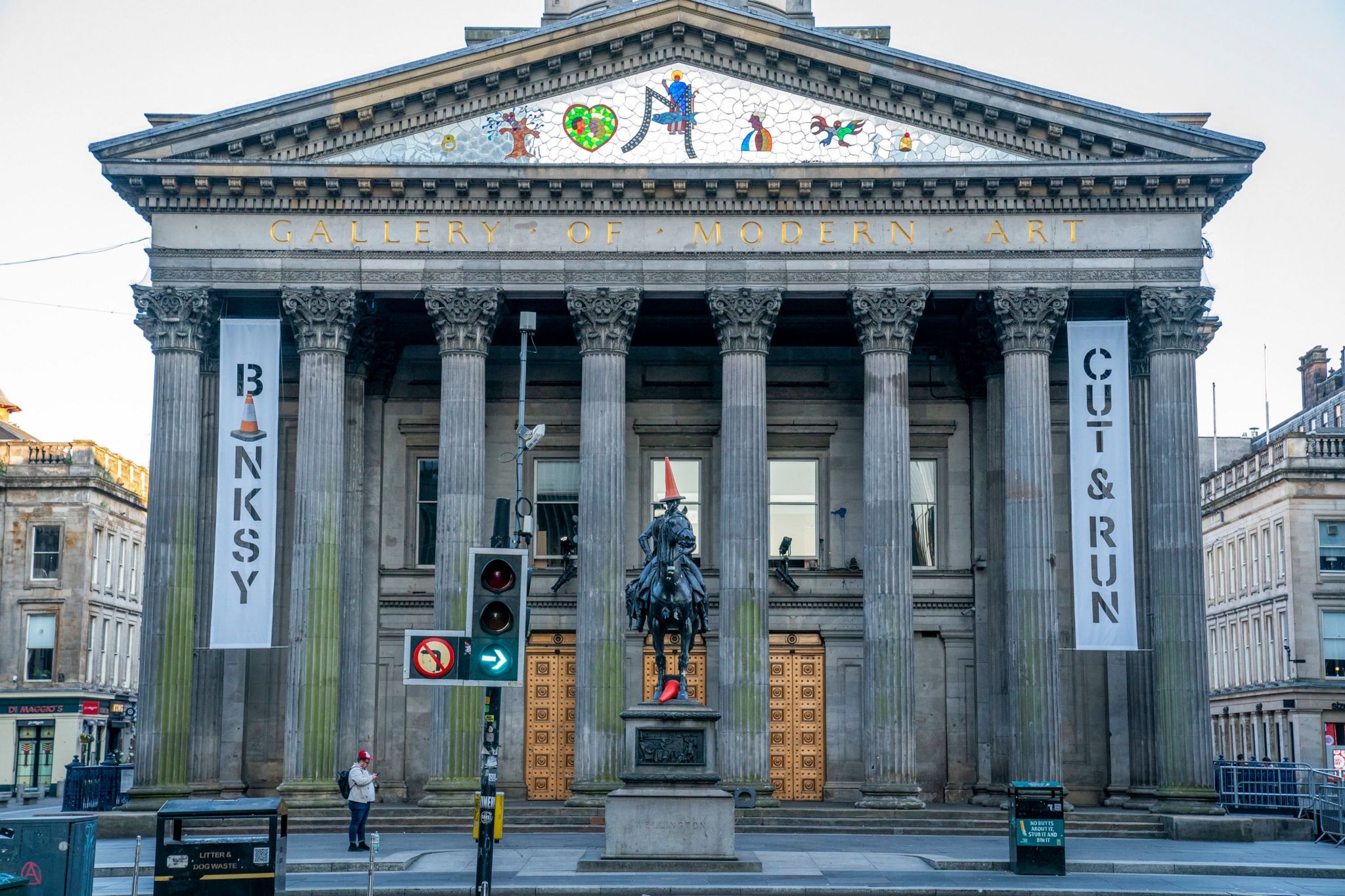 Glasgow's GoMA, where for the first time stencils used by street artist Banksy, to create many of the artist's works, will be displayed in his new exhibition, 'Cut & Ru