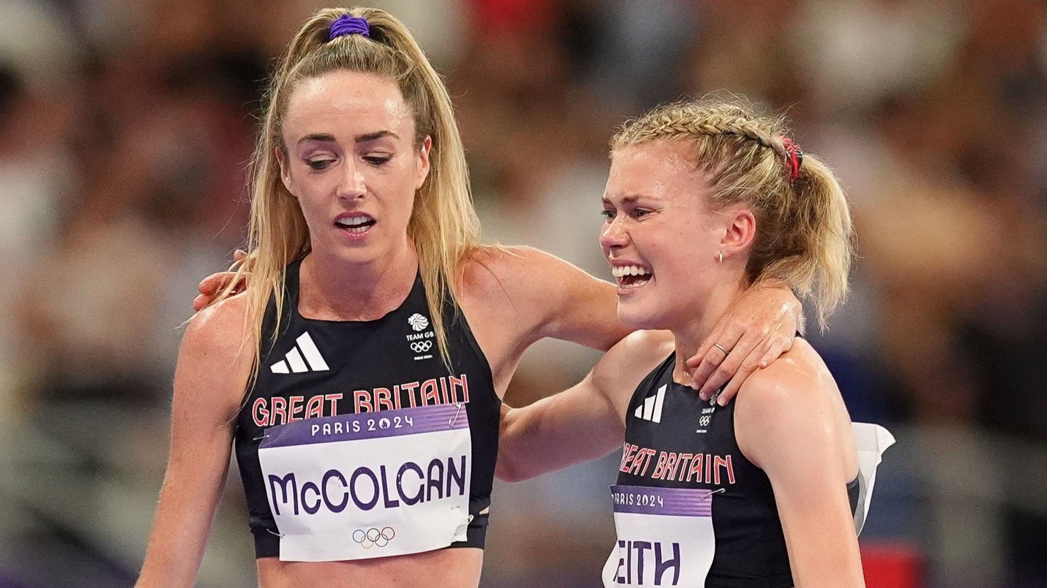 Eilish McColgan and Megan Keith