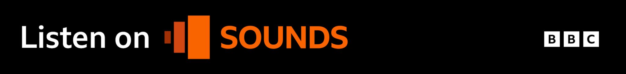 Logo: Listen on BBC Sounds