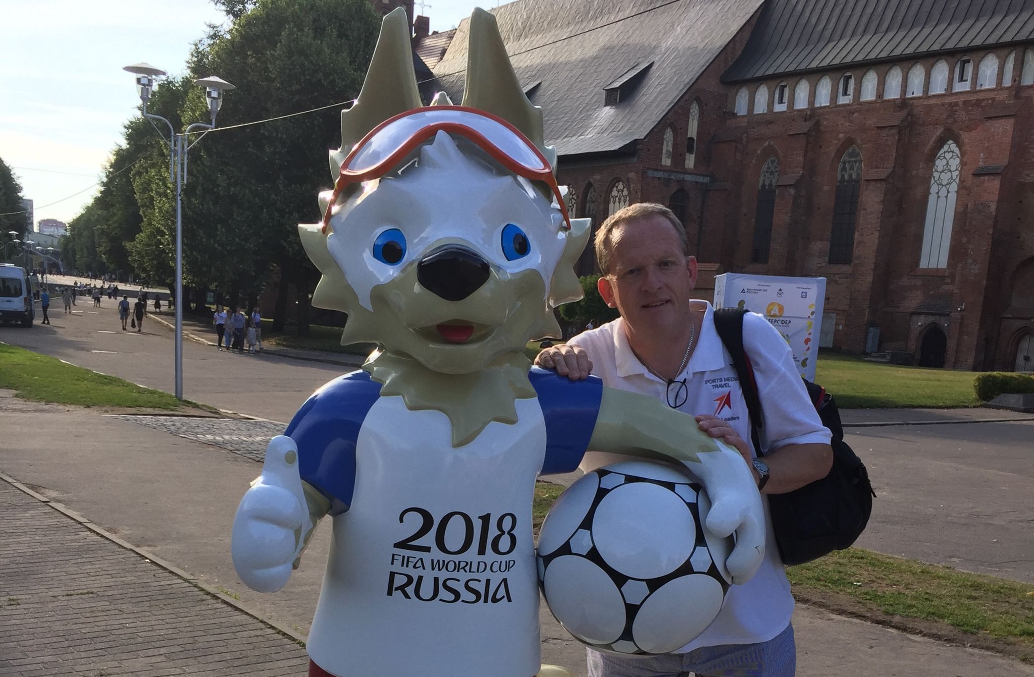 David Hancock at the 2018 Fifa World Cup in Russia