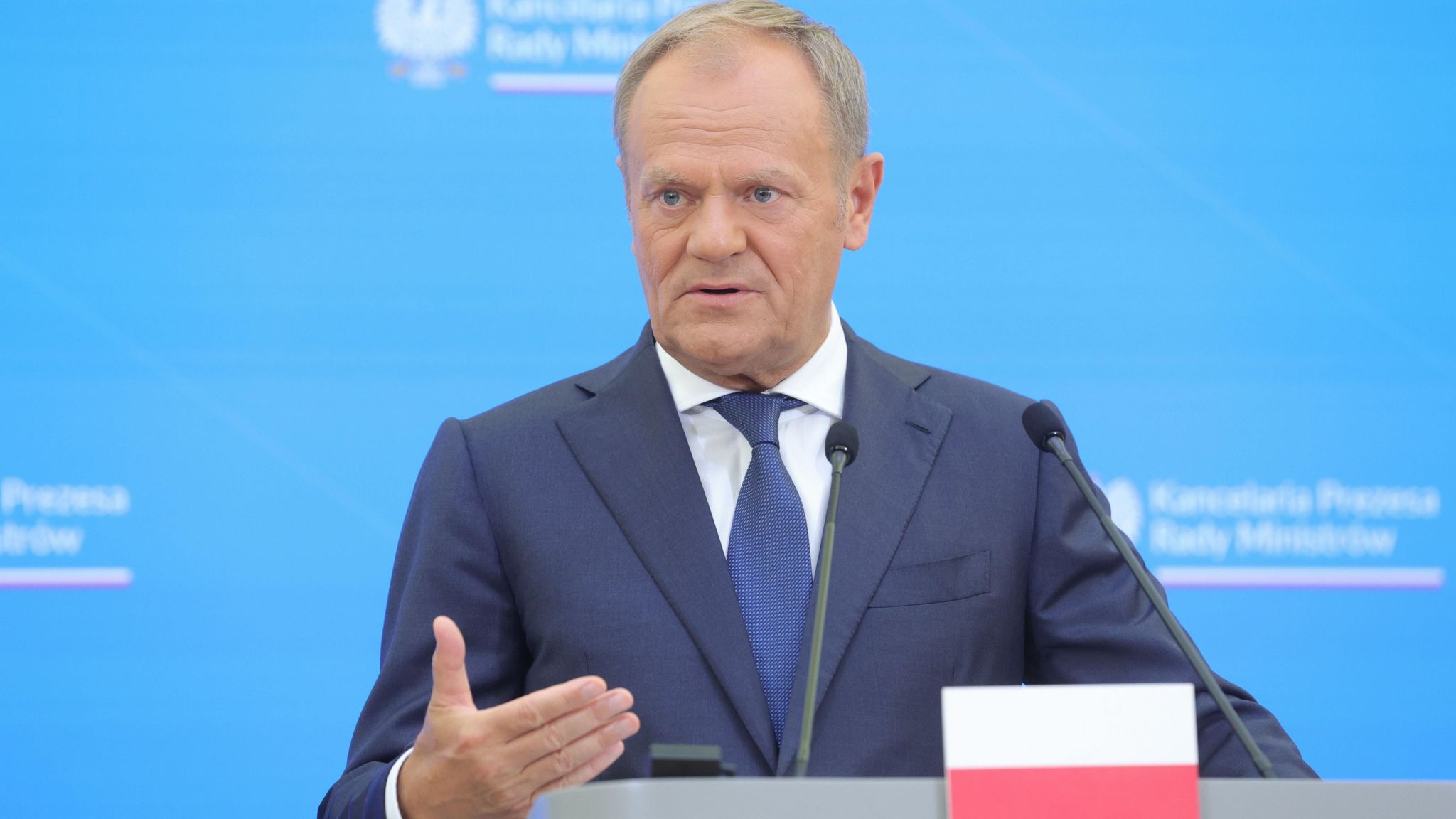 Poland's Prime Minister Donald Tusk