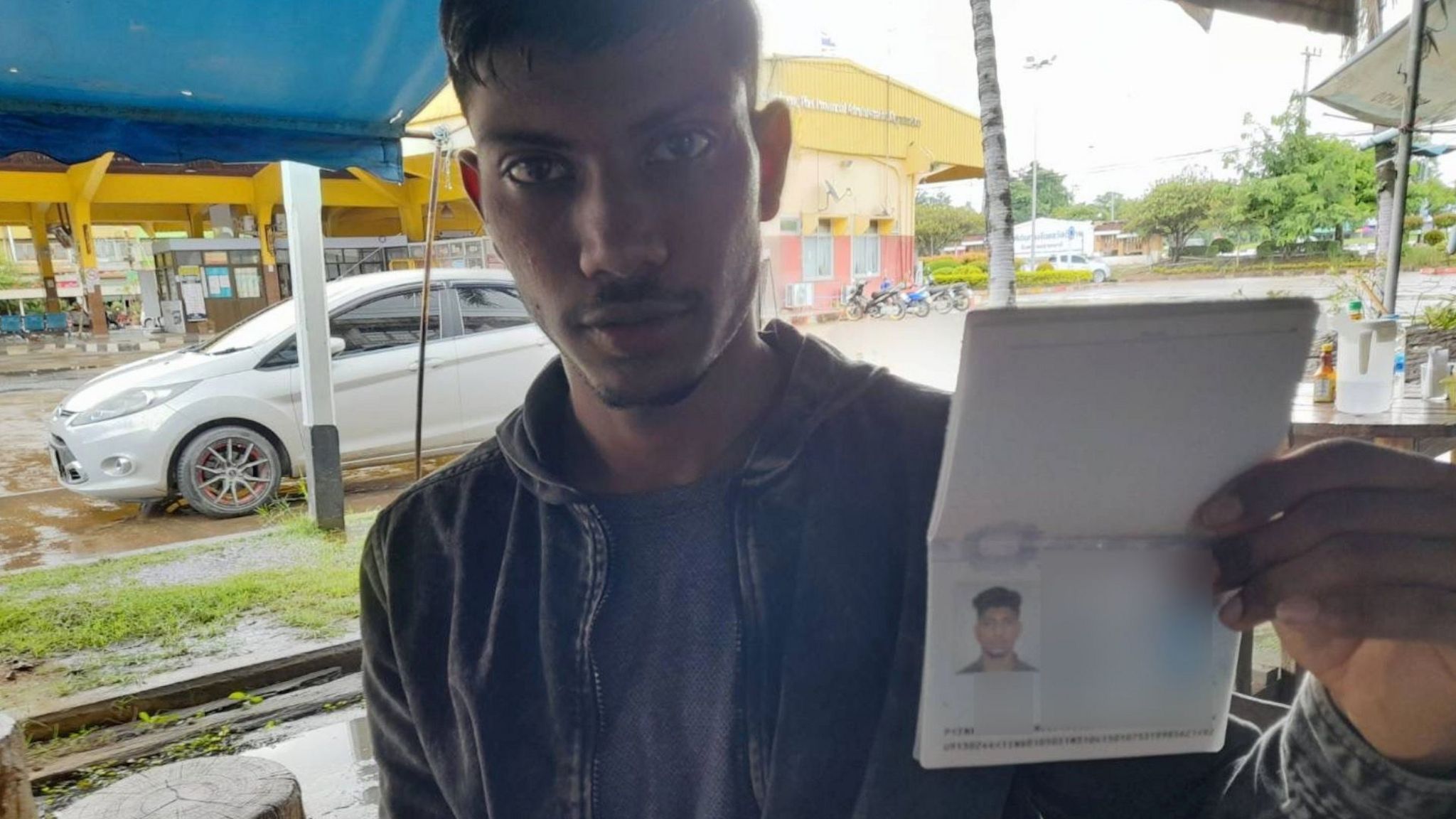 An Indian man who was trafficked into Myanmar with his passport.