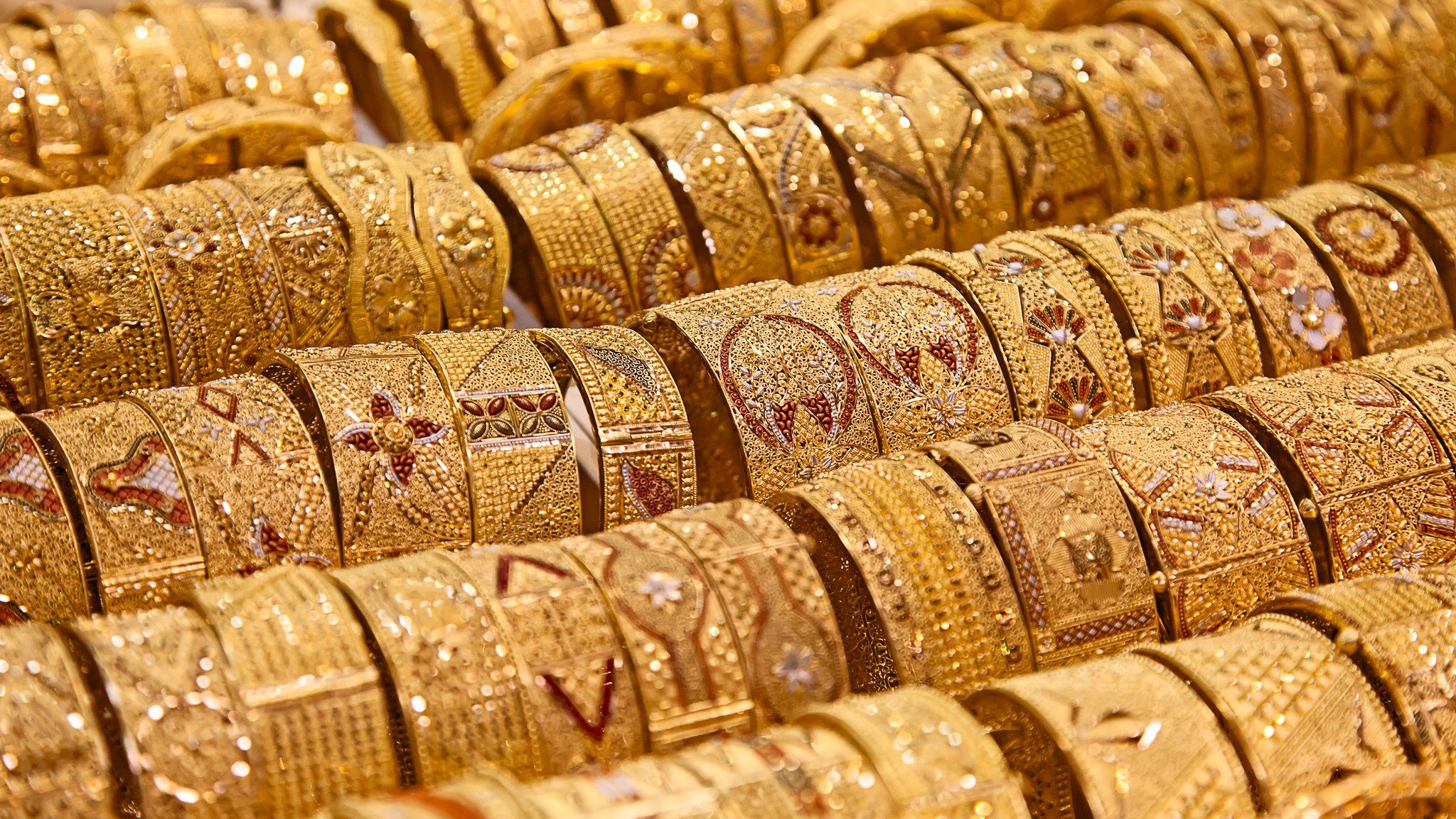 Asian gold bracelets