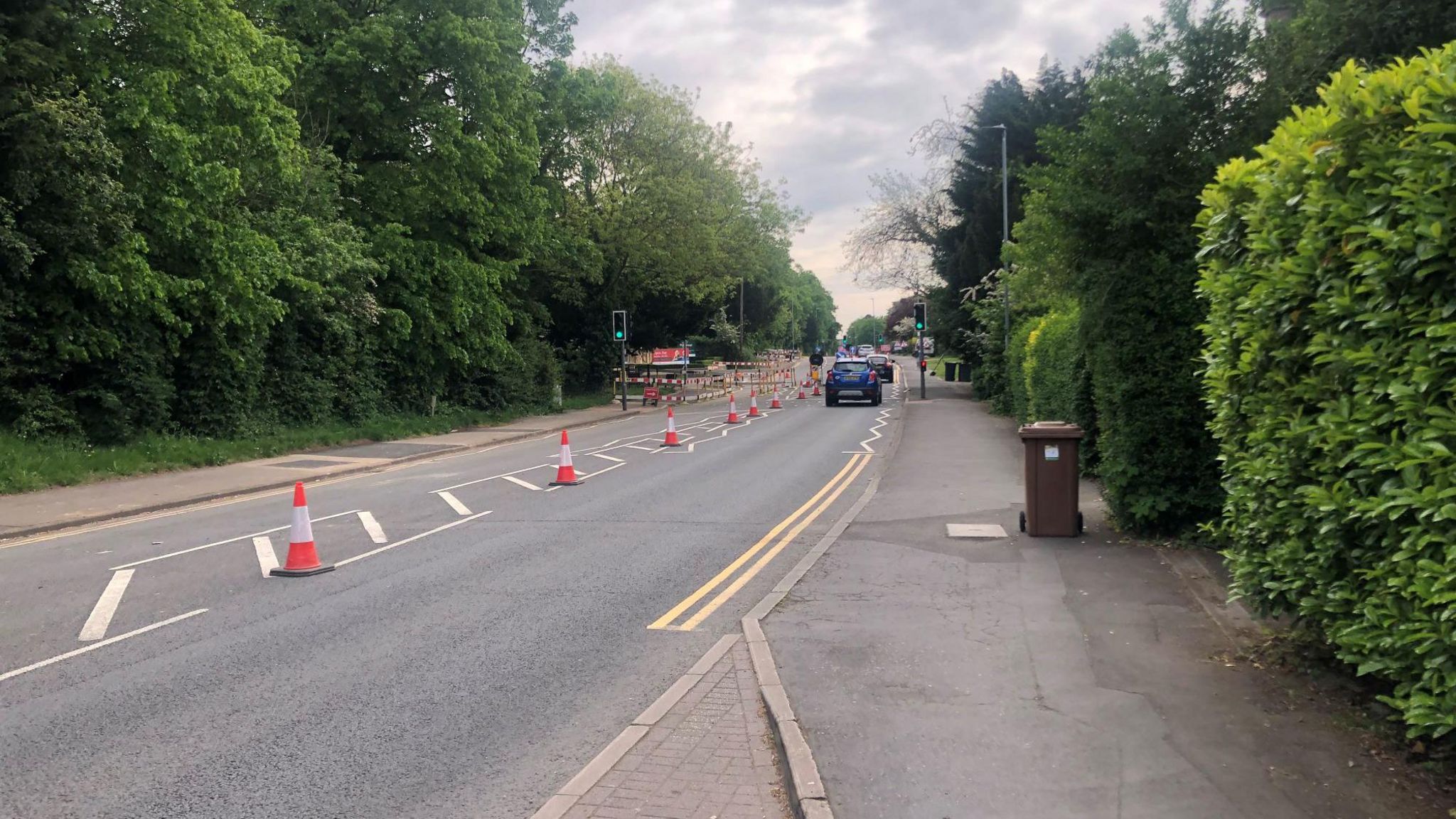 Roadworks on Thorpe Road, Peterborough