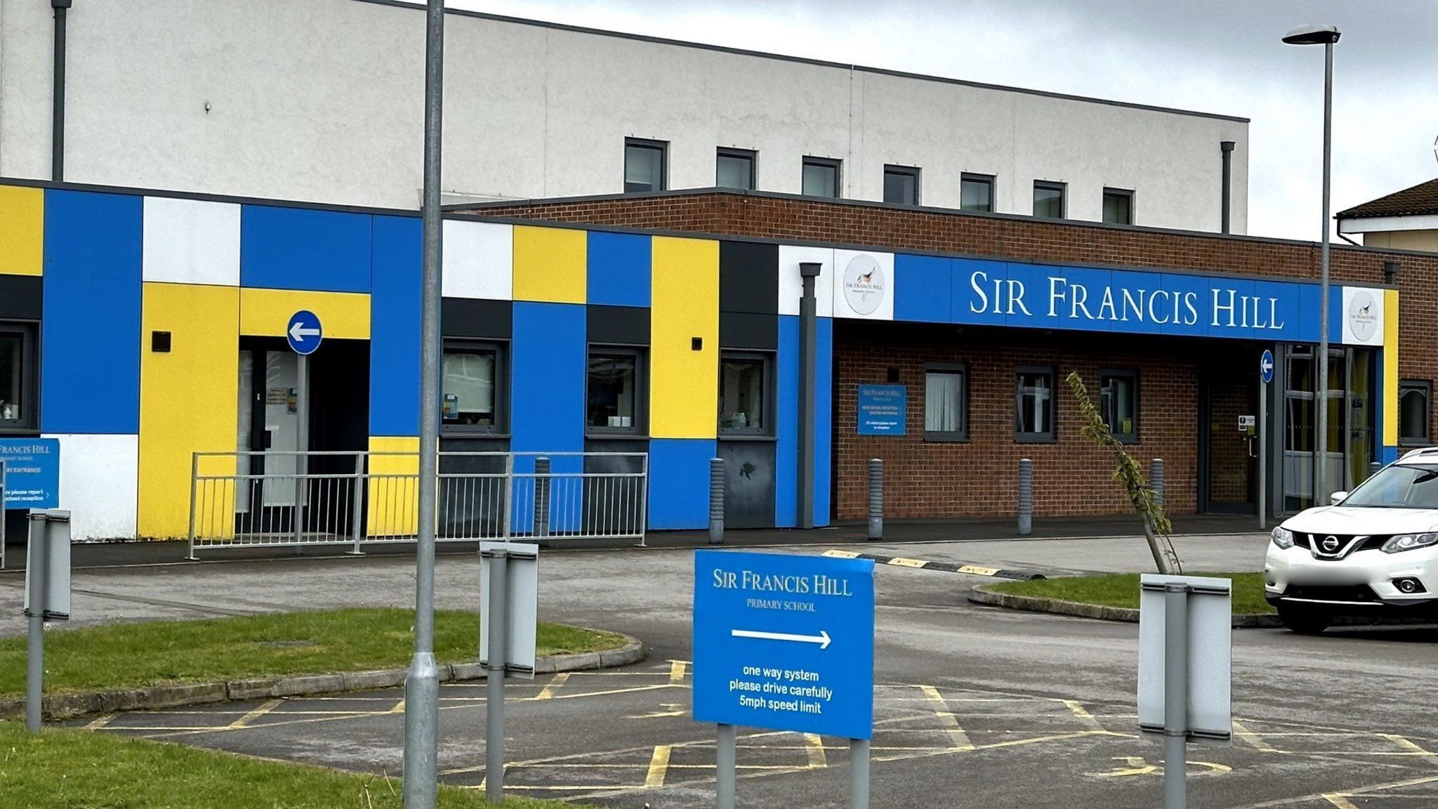 Front building of Sir Francis Hill Community Primary School