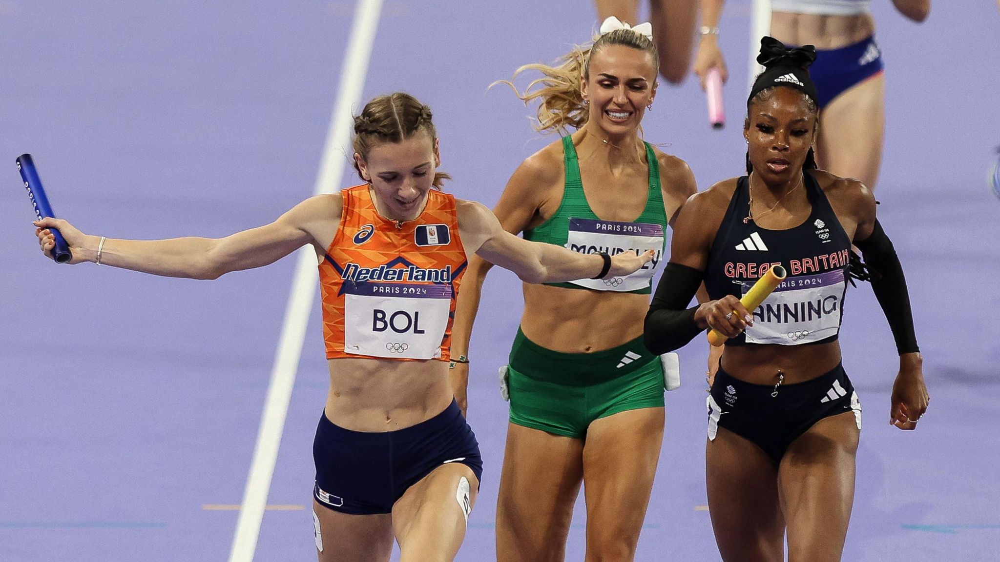 Paris 2024 Ireland finish an agoninsing fourth in women's 4x400m relay