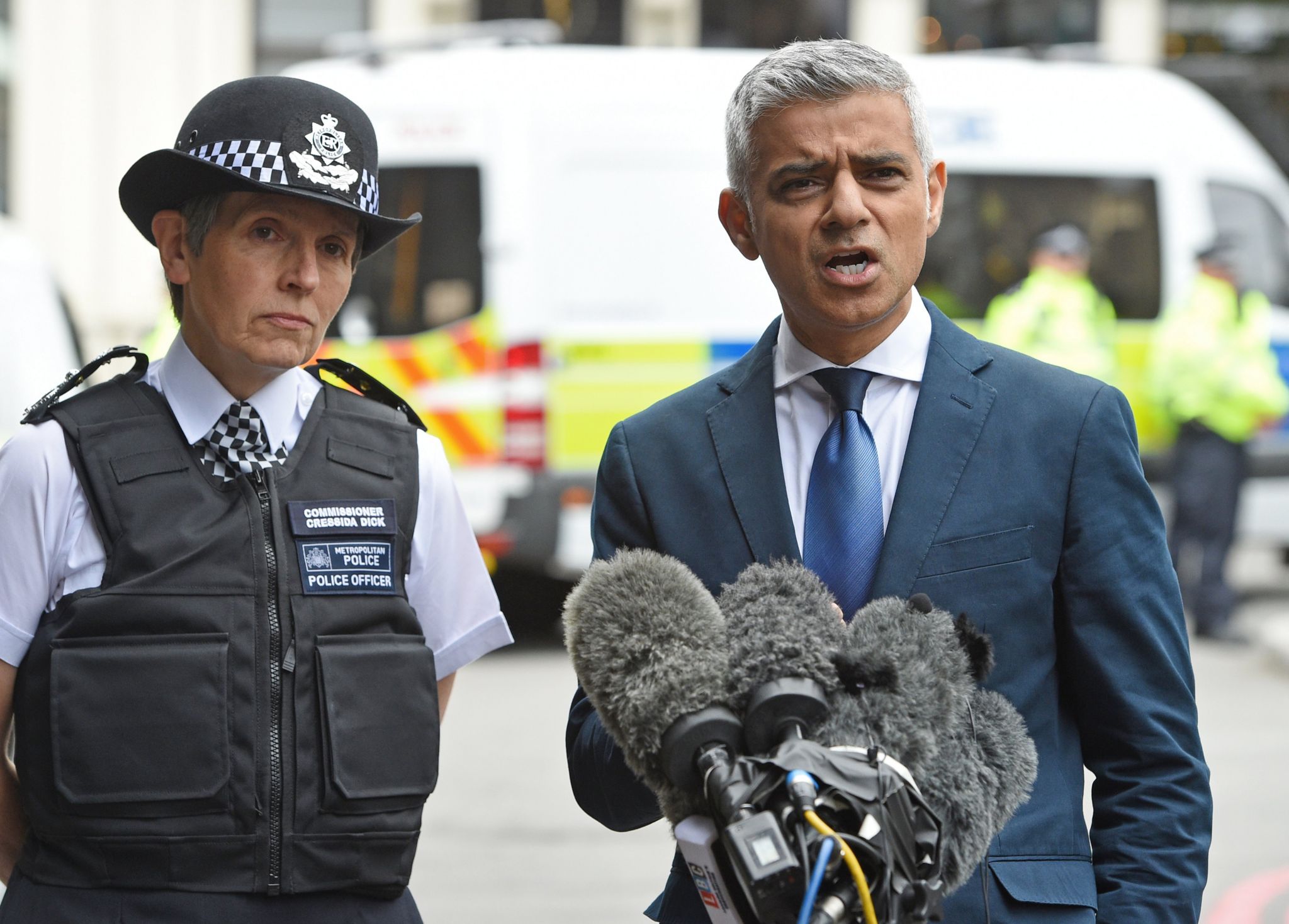 Cressida Dick and Sadiq Khan