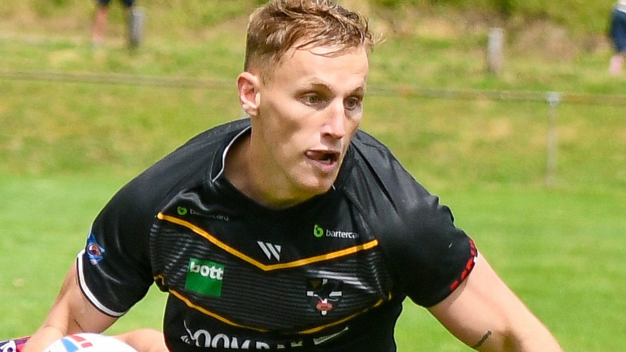 Cameron Brown in action for Cornwall