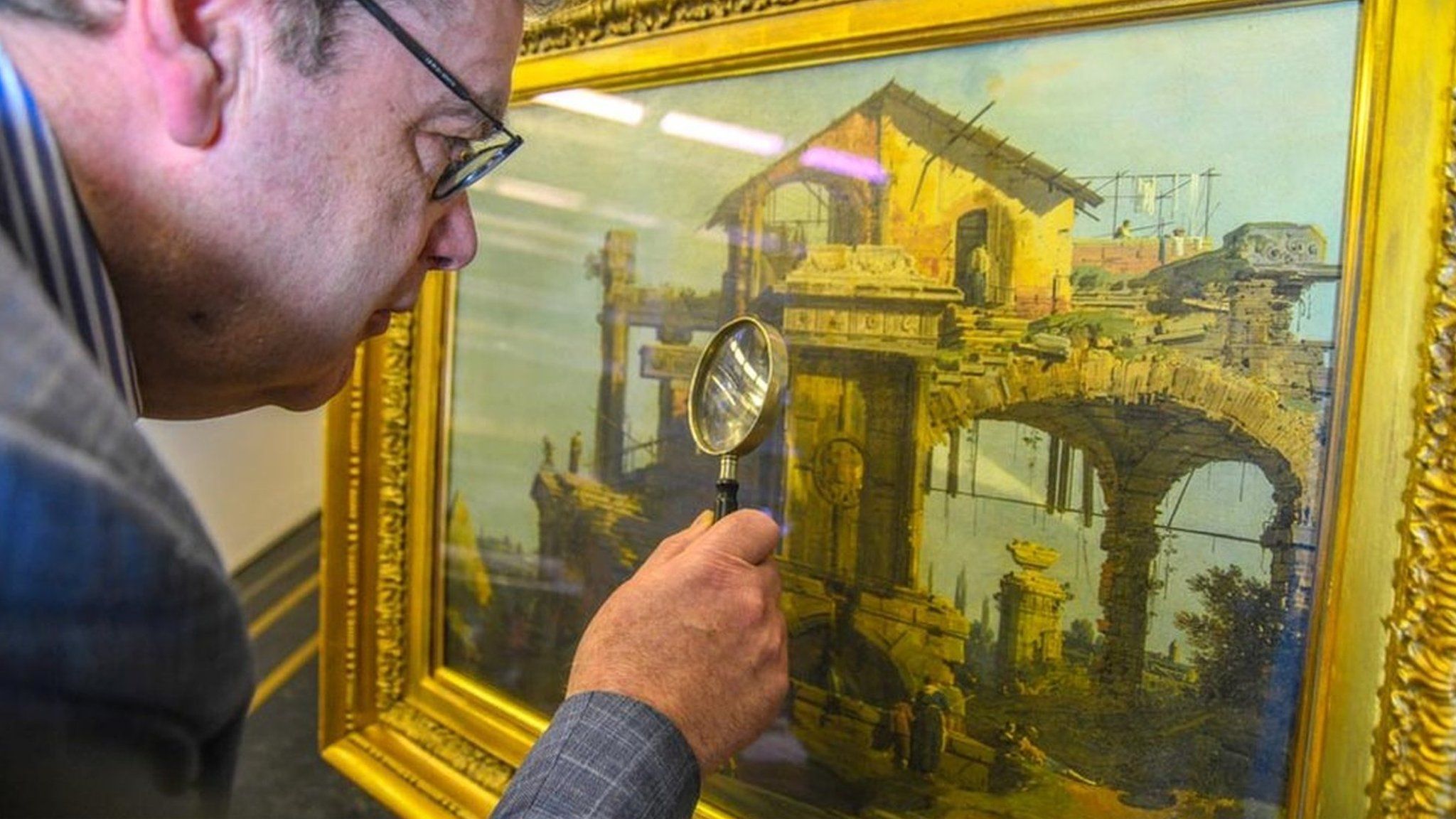 Donated University Of Aberdeen Painting Is 2m Canaletto c News