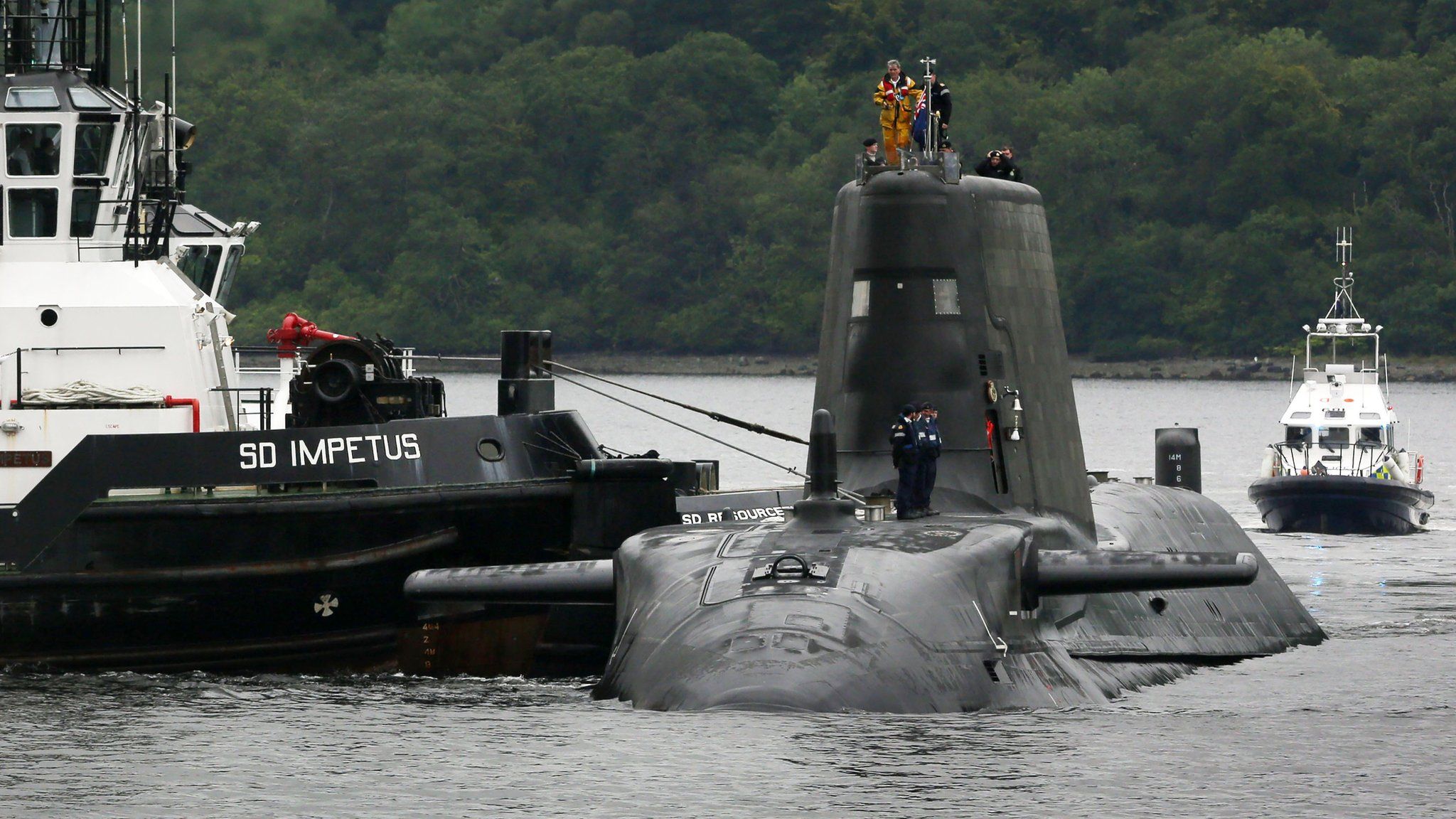 UK Nuclear Submarine Collides With Merchant Vessel Off Gibraltar BBC News    88837324 88837323 