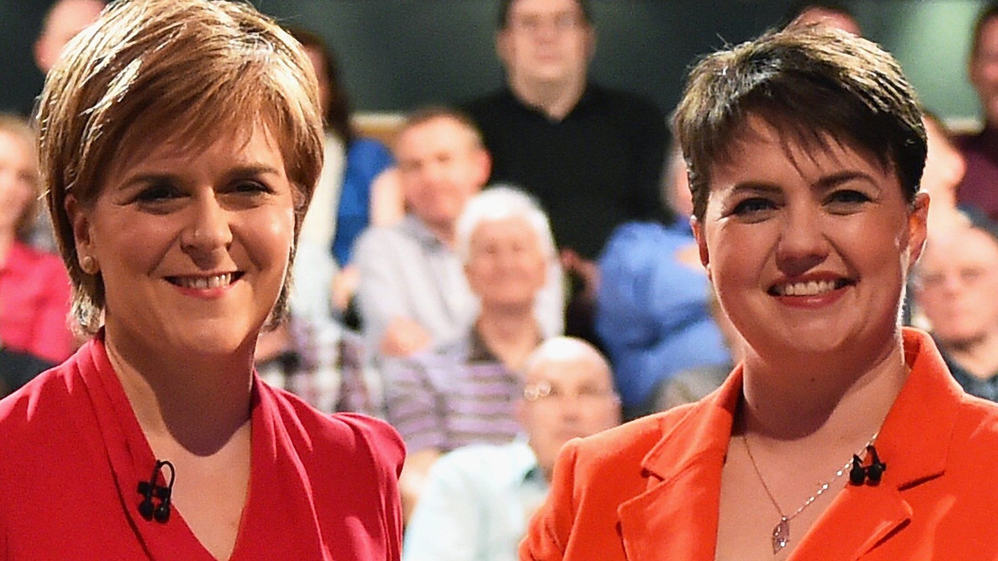 Nicola Sturgeon and Ruth Davidson