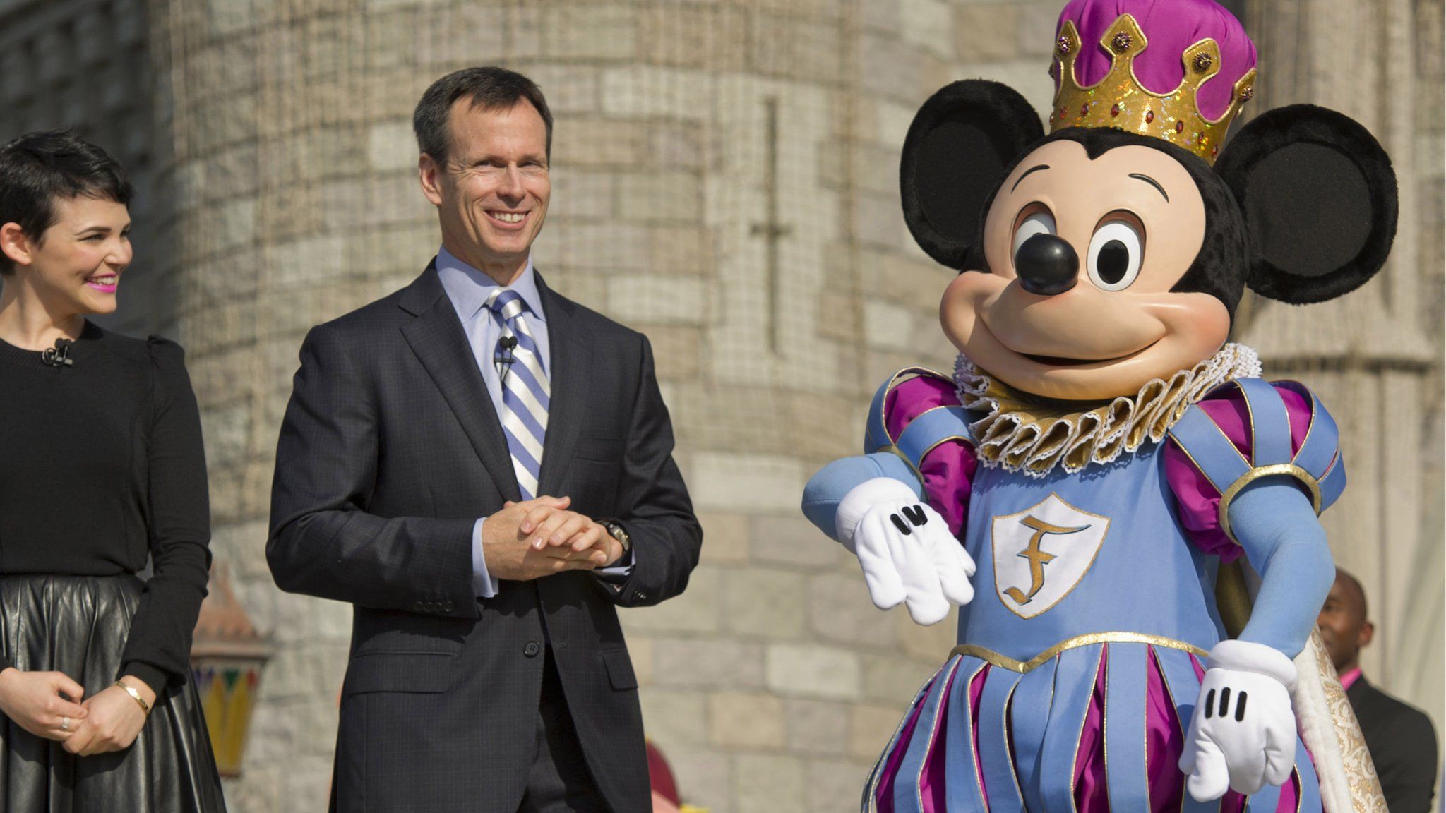 Tom Staggs and mickey