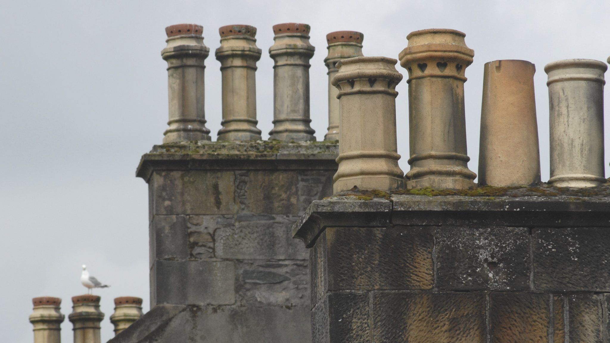 Edinburgh chimney pots
