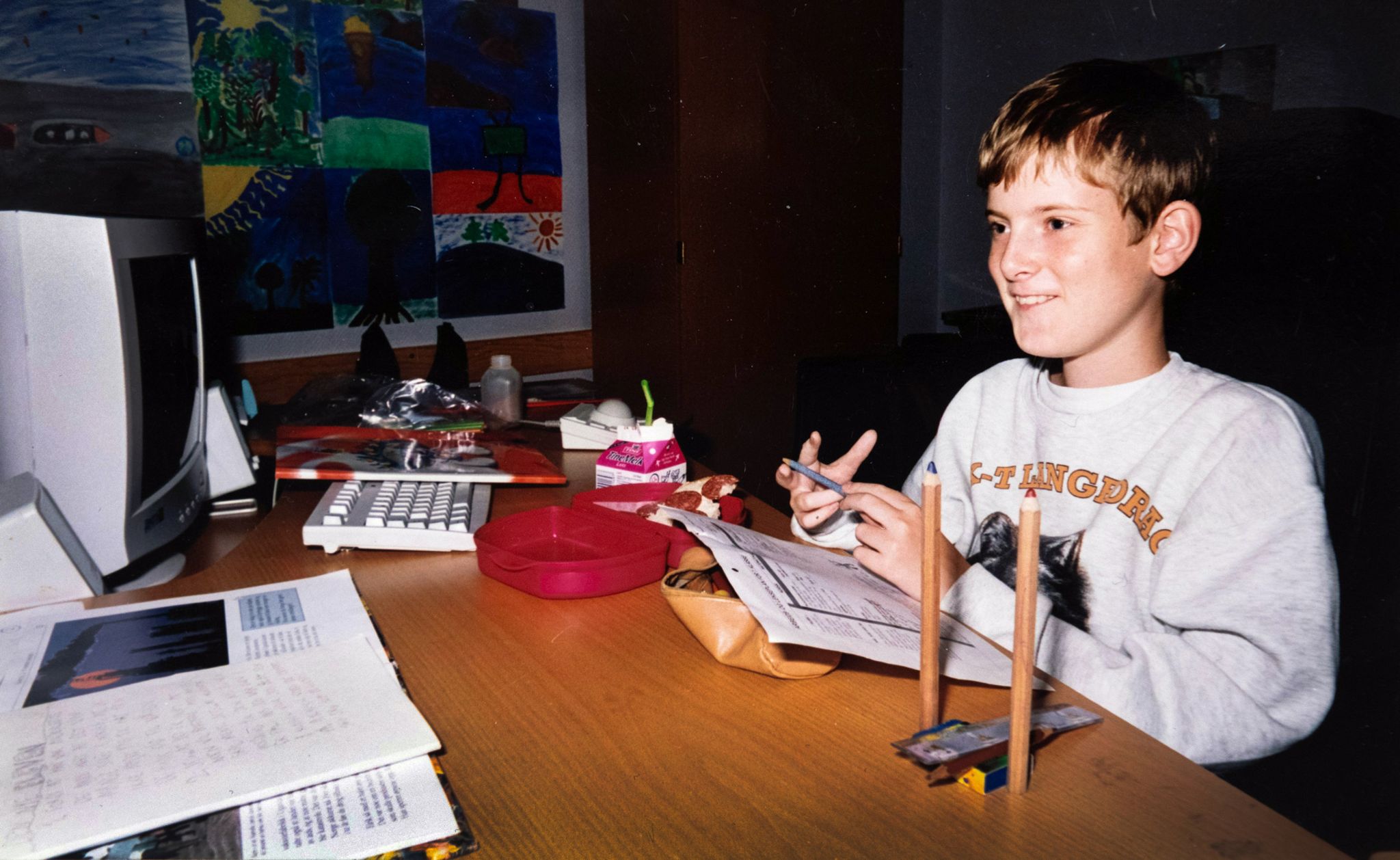 Mats Steen as a child
