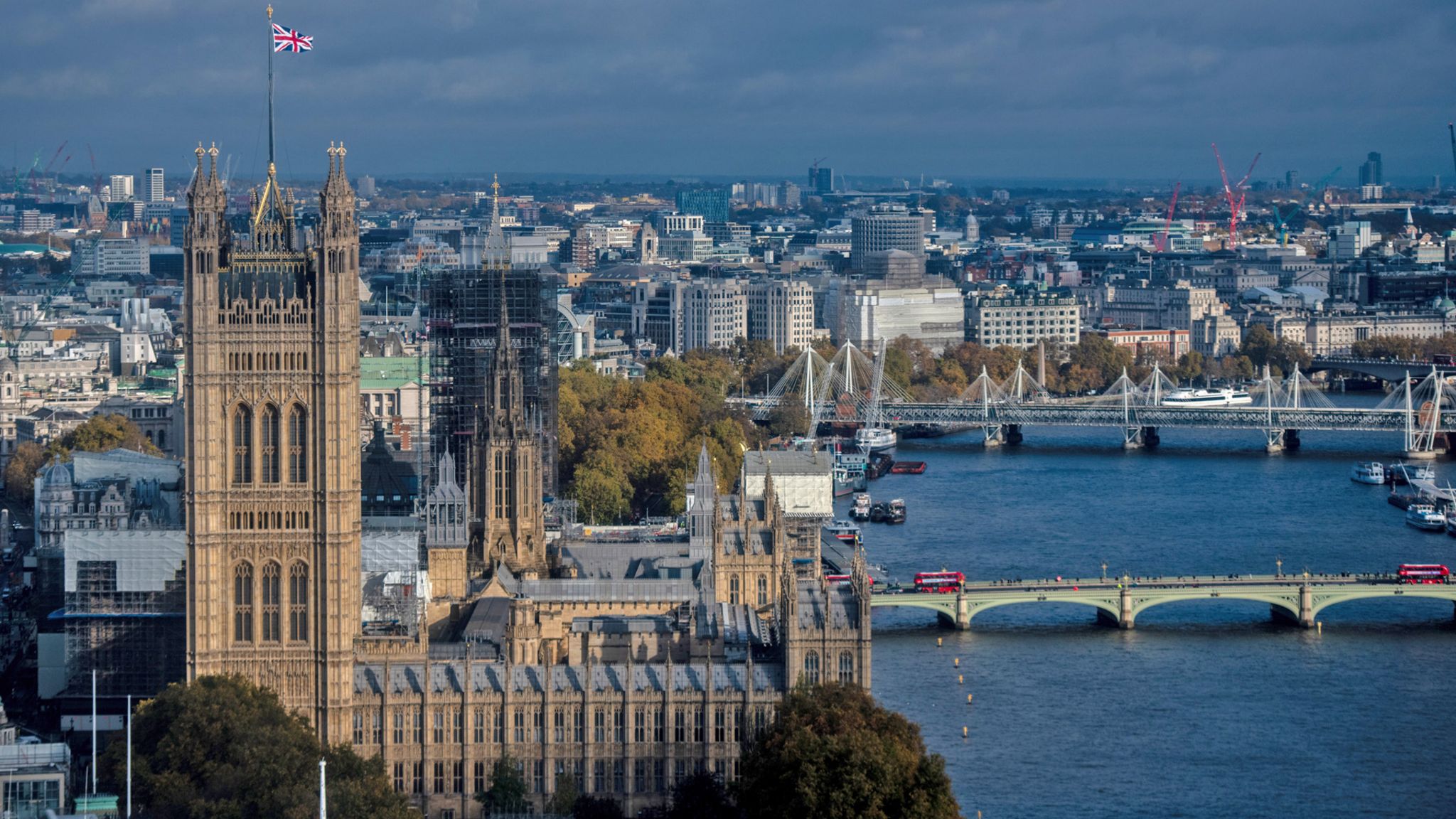 Houses of Parliament and the Thames