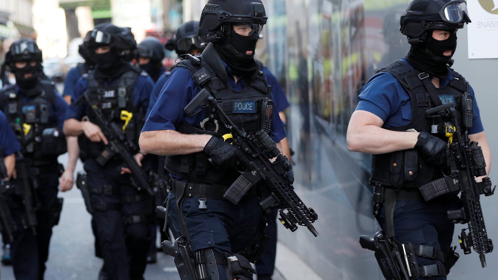 Armed police deployed following the London Bridge attack