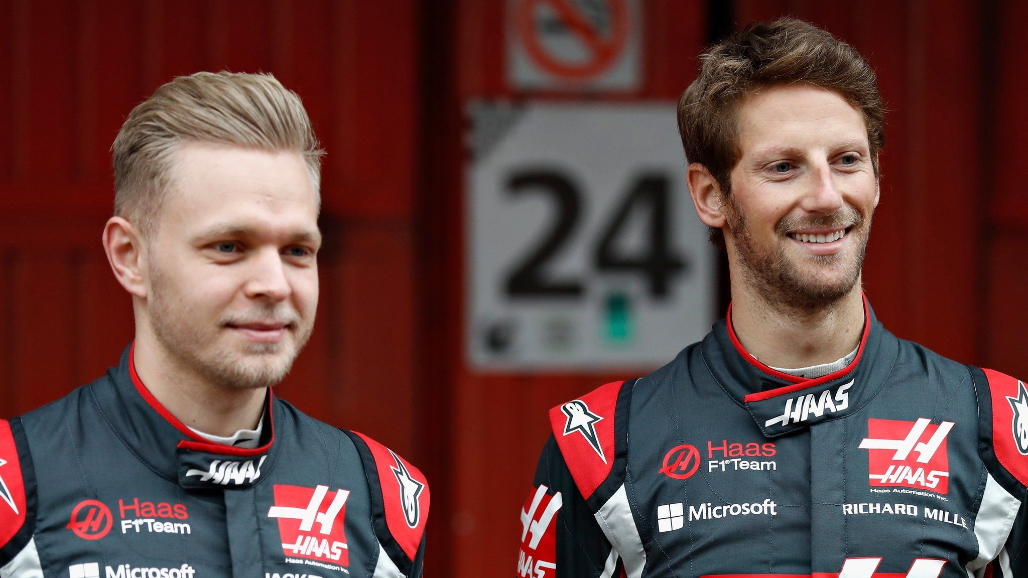 Kevin Magnussen & Romain Grosjean
