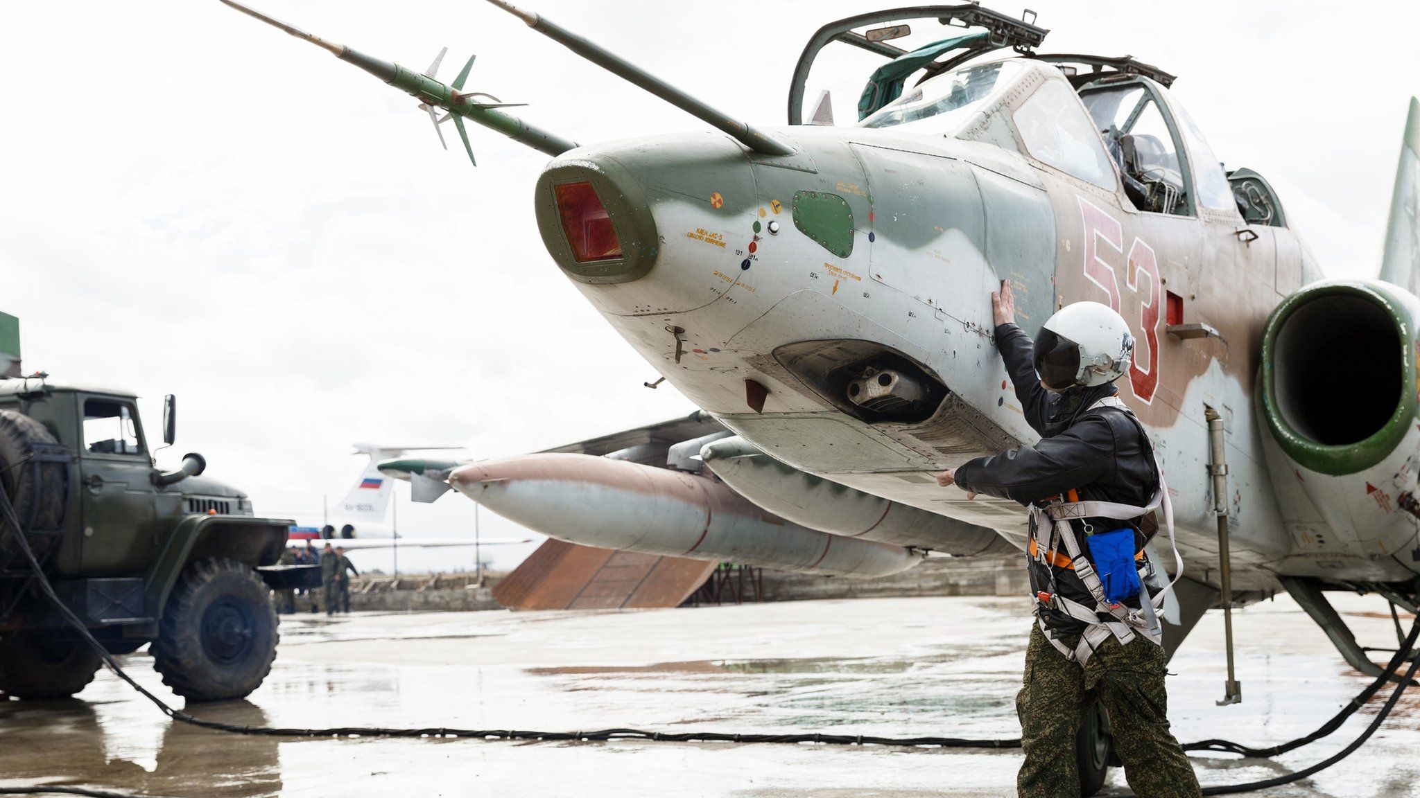 File photo of Russian military jet in Syria in March 2016
