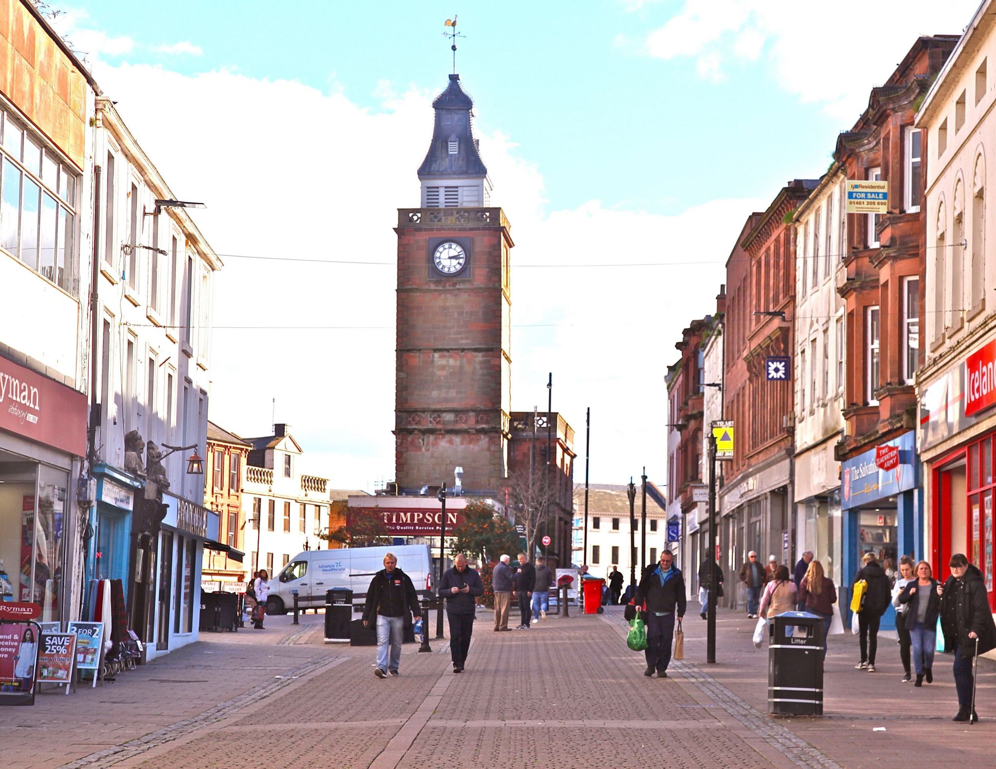 Dumfries town centre revival scheme 'unique and ambitious' BBC News