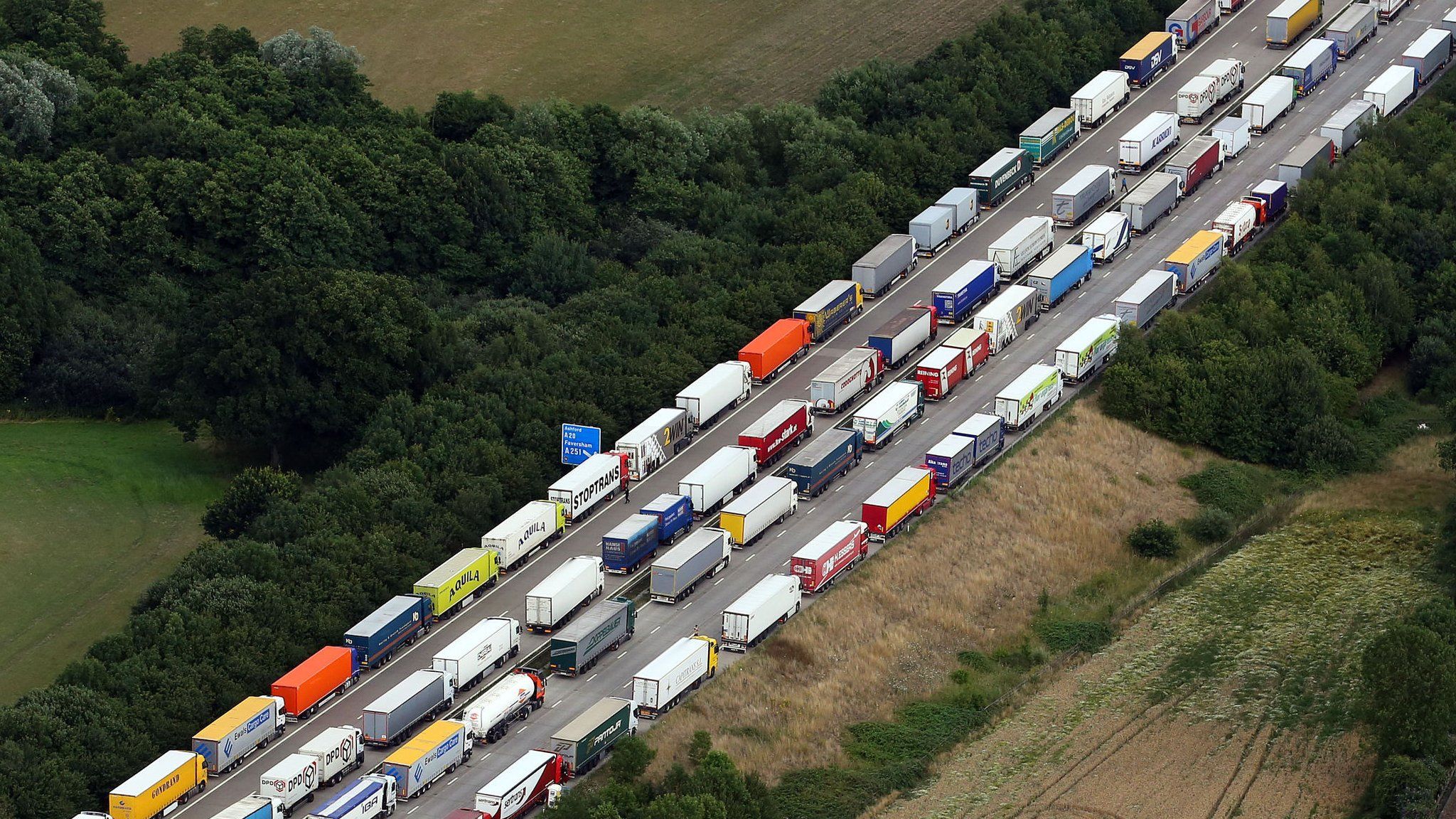 Operation Stack Disneyland Sized Lorry Park To Be Built At Stanford