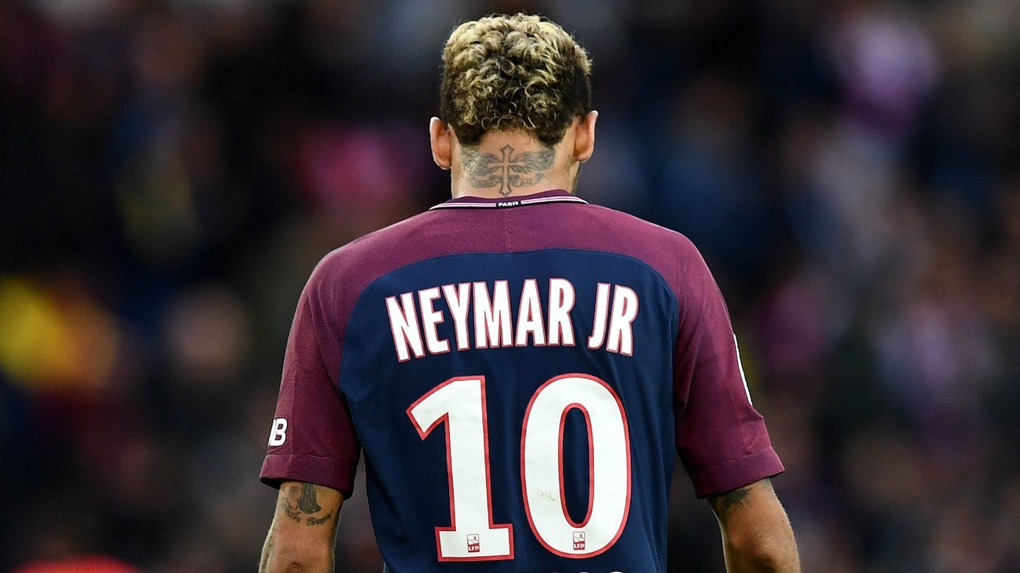 Neymar of Paris St-Germain