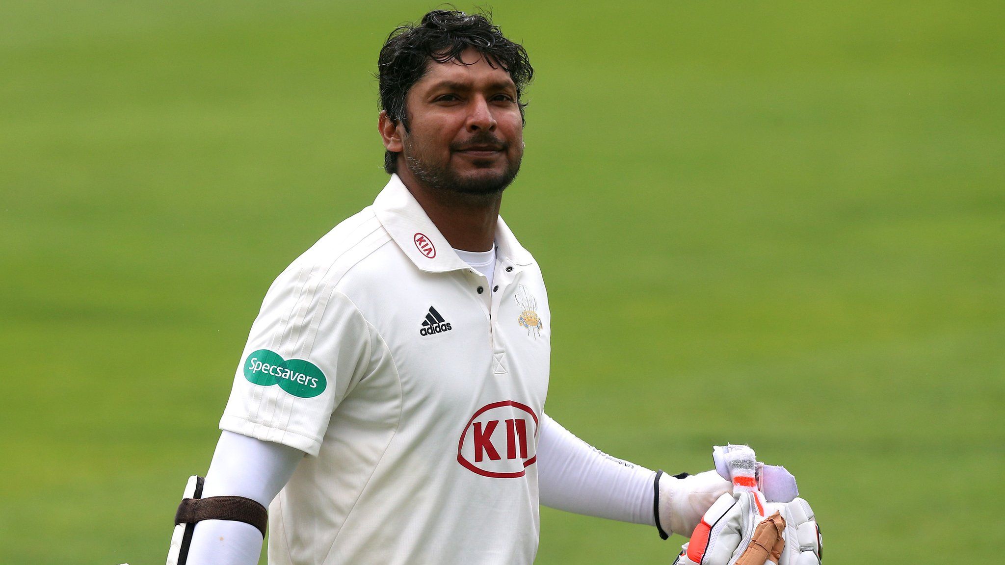 Kumar Sangakkara's sixth ton of 2017 makes this his best haul in an English summer, beating the five hundreds he scored for Surrey in 2015