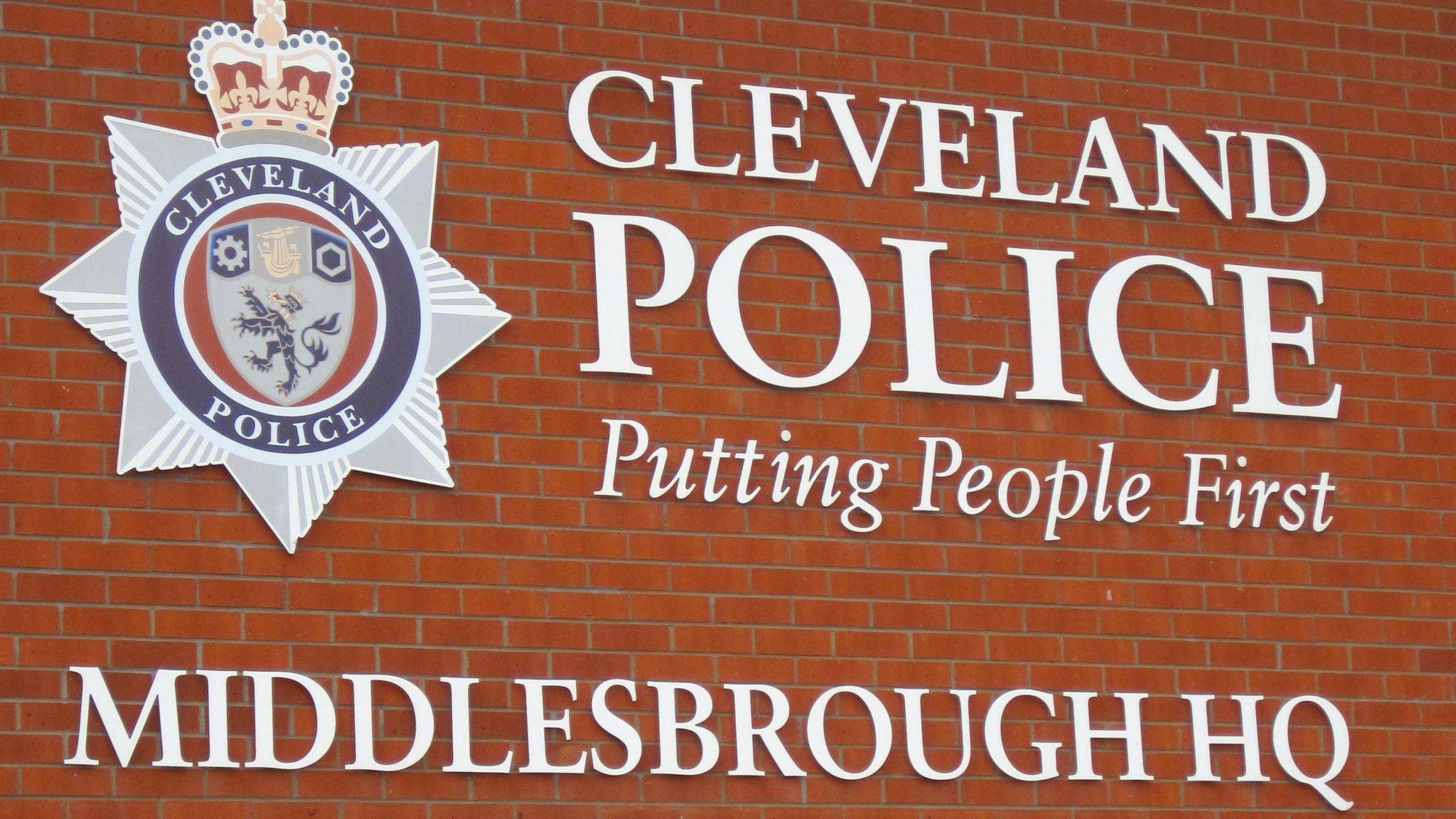 Cleveland Police HQ sign