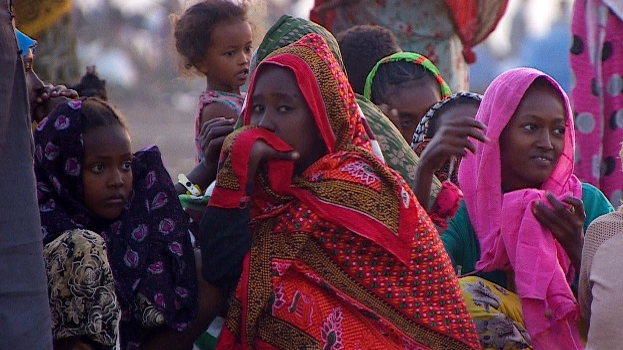 Refugees who have fled Ethiopia's northern Tigray region amid fierce fighting