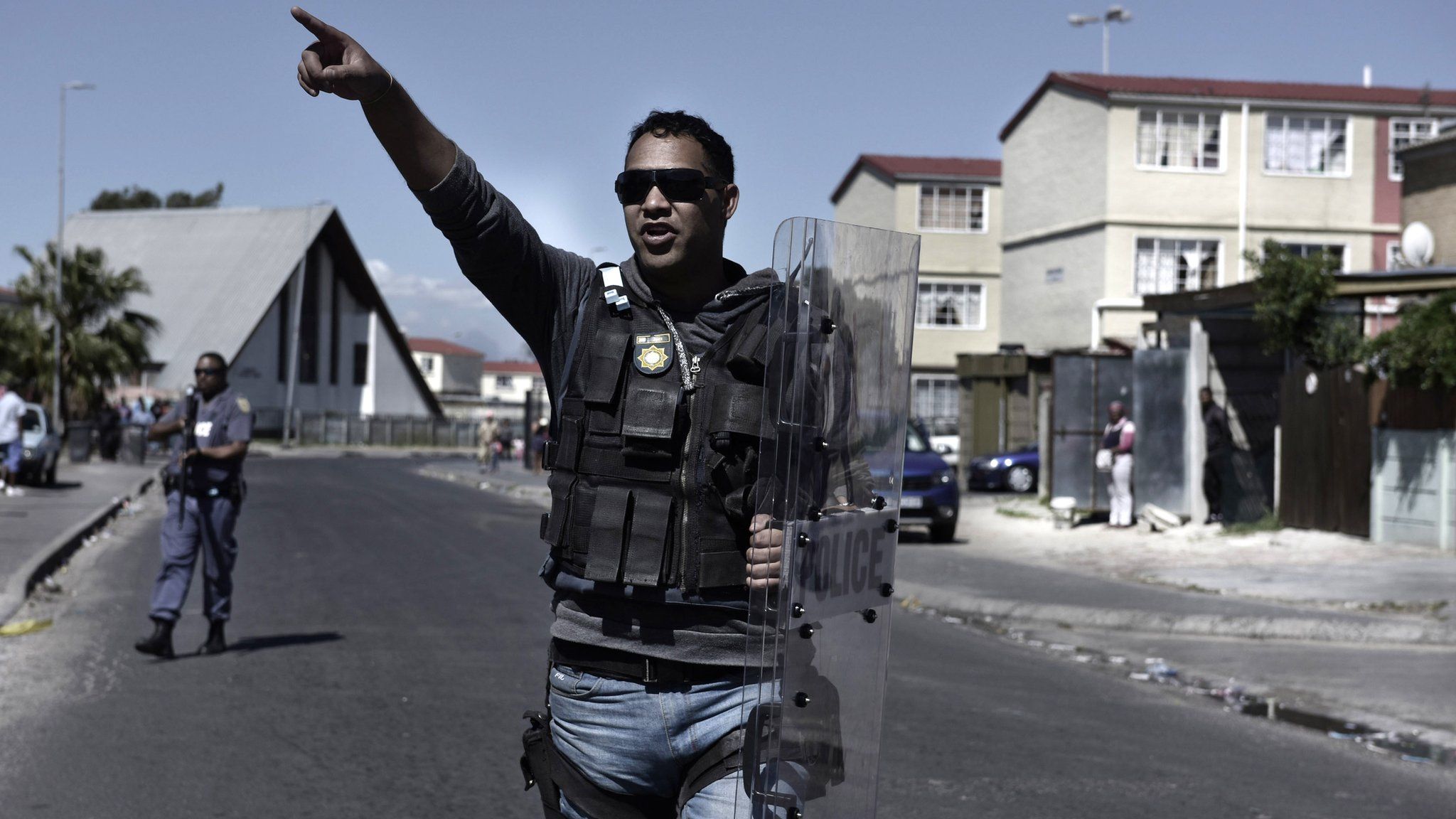 Police officer in Cape Town