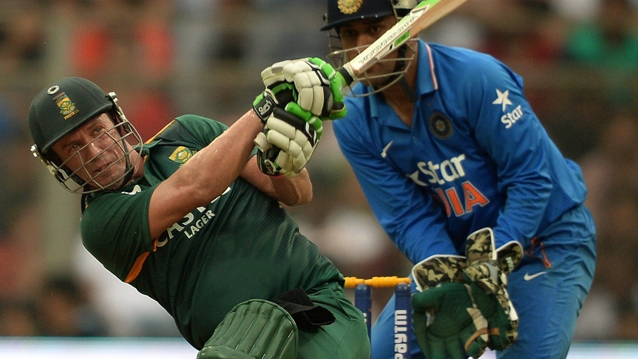 AB de Villiers hits out against India