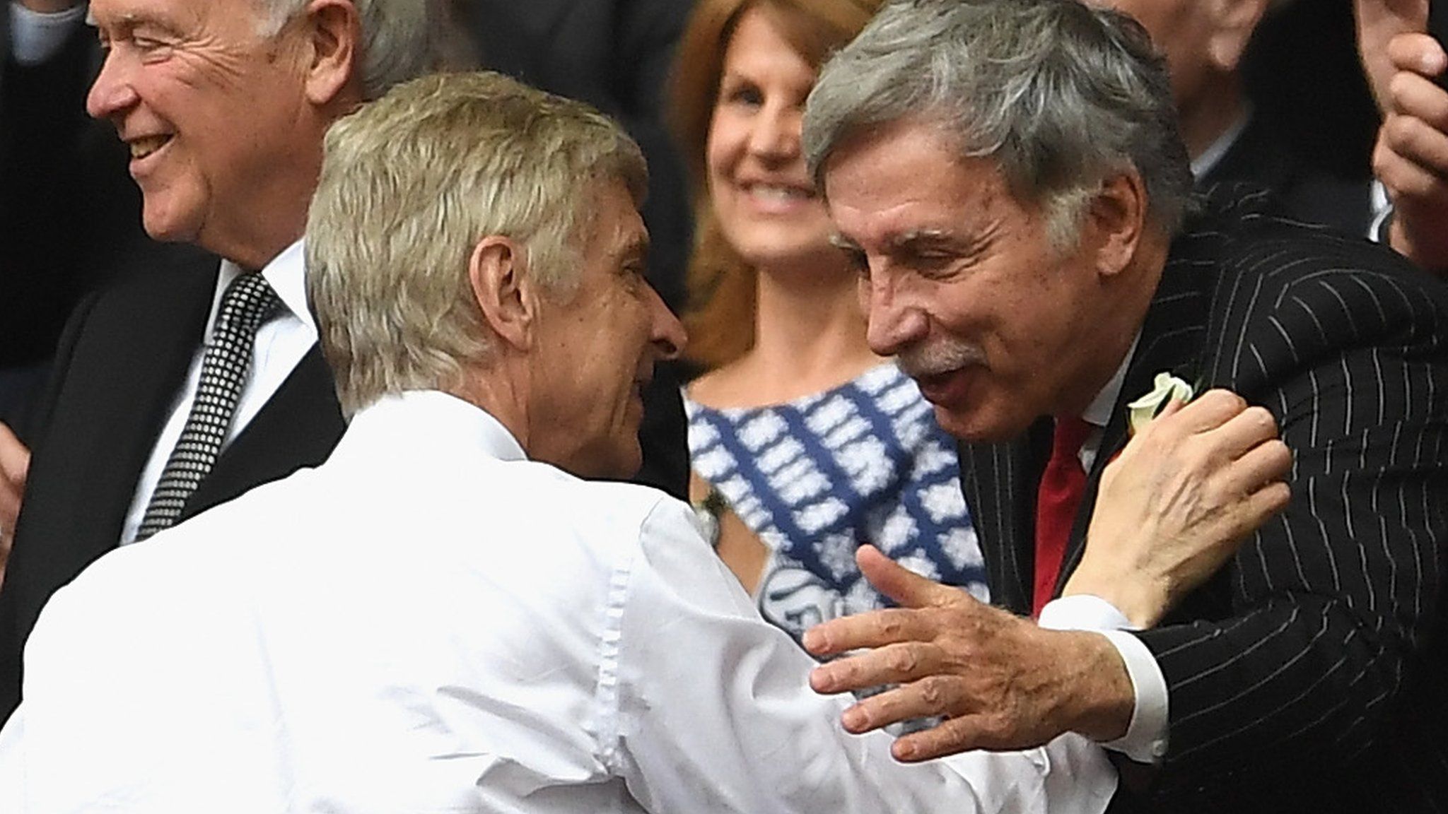 Arsene Wenger and Stan Kroenke at the FA Cup final