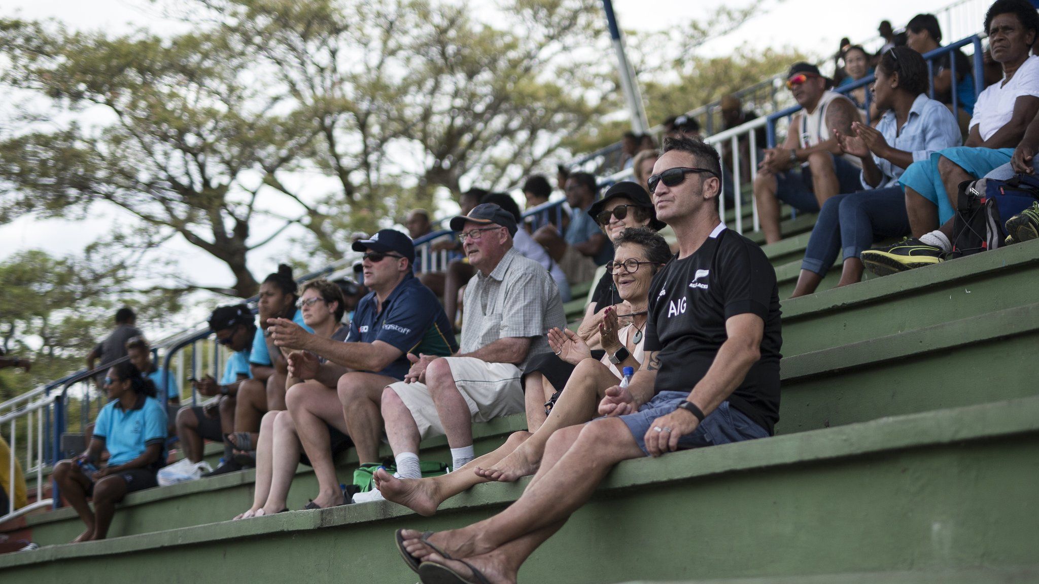 Fans at the Oceania Championship