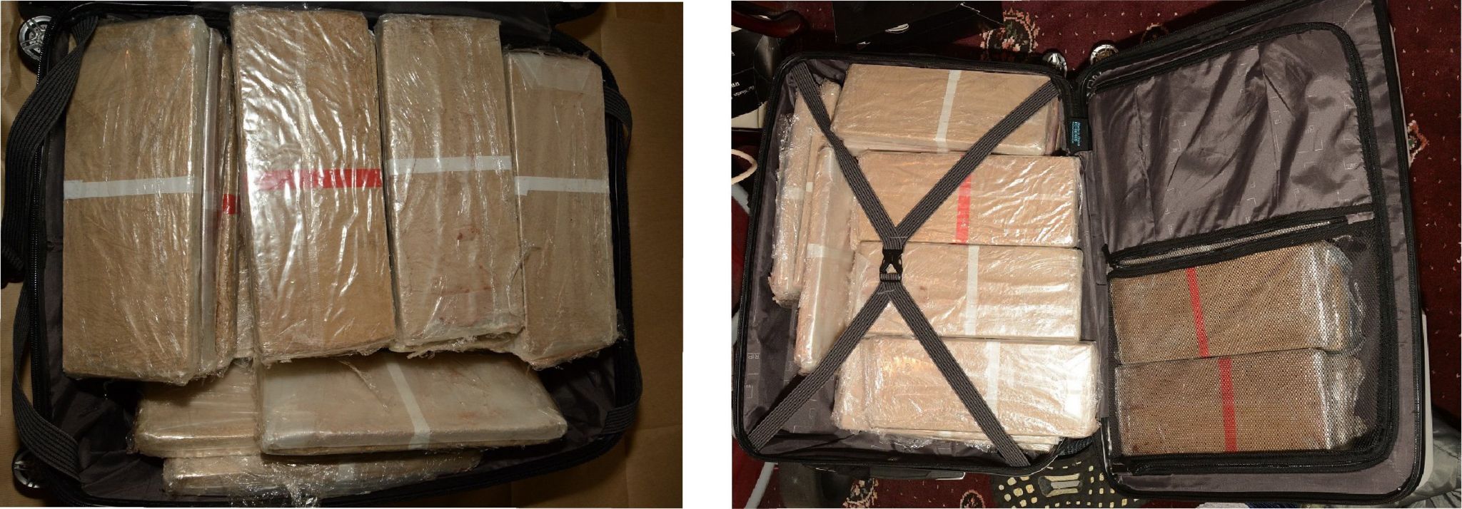 Heroin in suitcases in Bradford