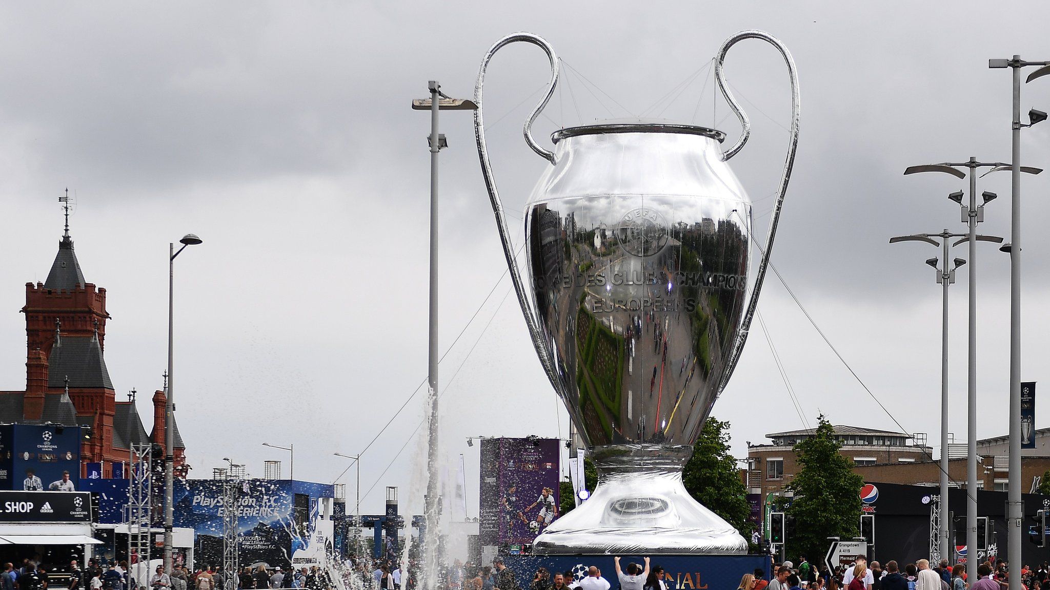 Giant Champions League trophy